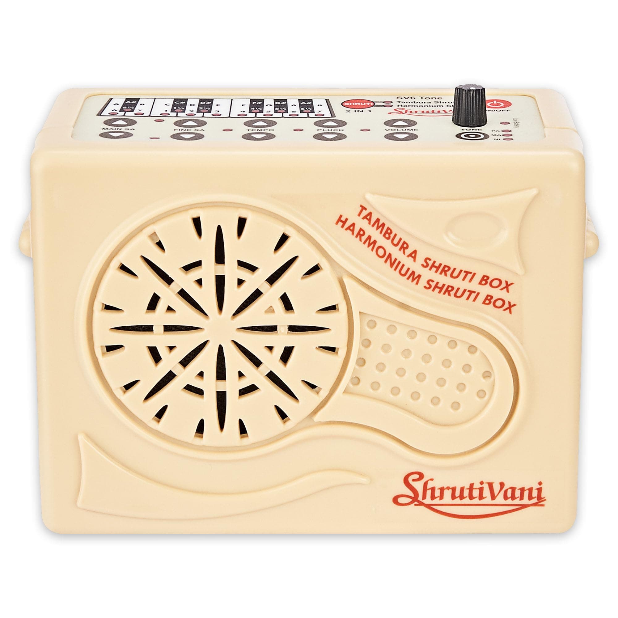 2-in-1 Carnatic Electronic Shruti Box. Tanpura + Harmonium (Sruthi Petti Musical Instrument)