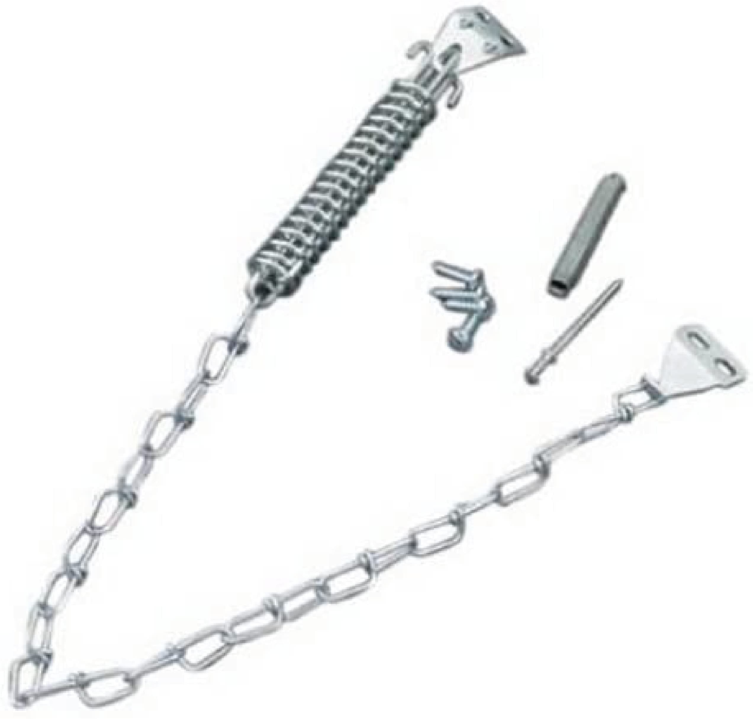 Wright Products - Wind Chain, Steel Screen and Storm Door Chain Stop - Absorbs Shock from Wind, Zinc