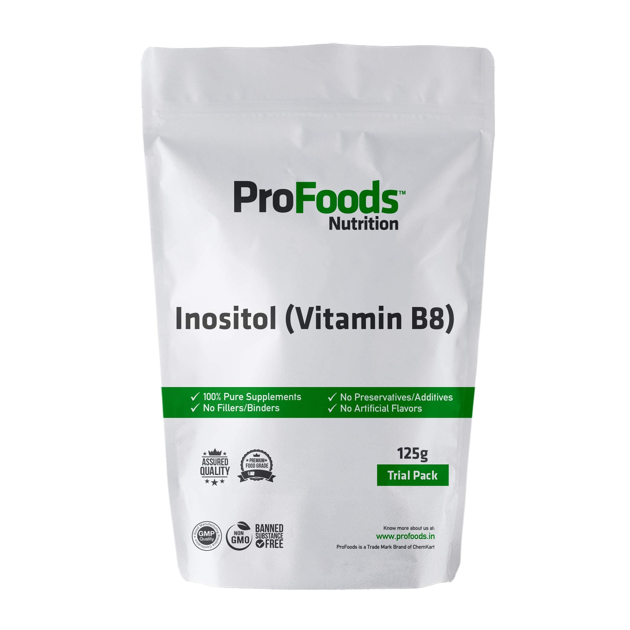 Profoods Inositol (Vitamin B8) Powder (125 grams)