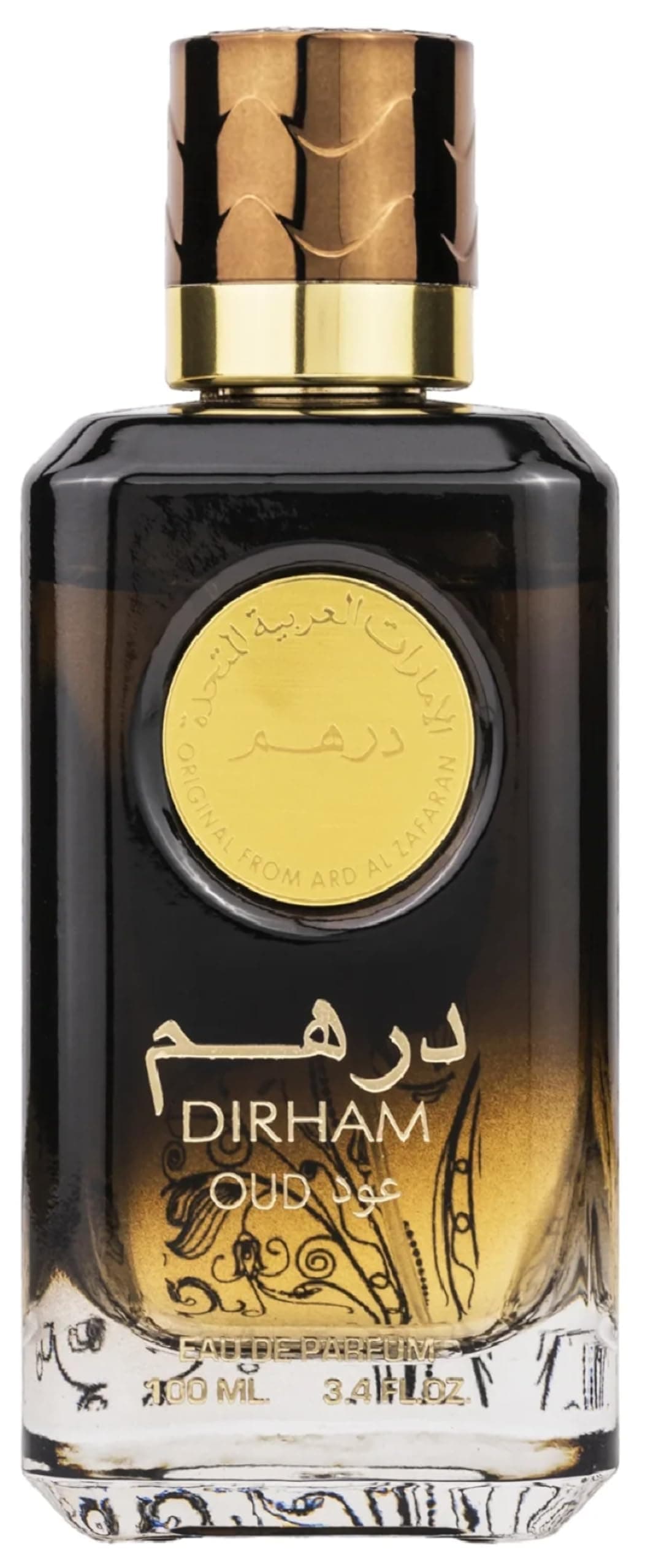 Ard Al Zaafaran Dirham Oud Eau De Parfum Spray, 3.4 Ounce (Unisex)