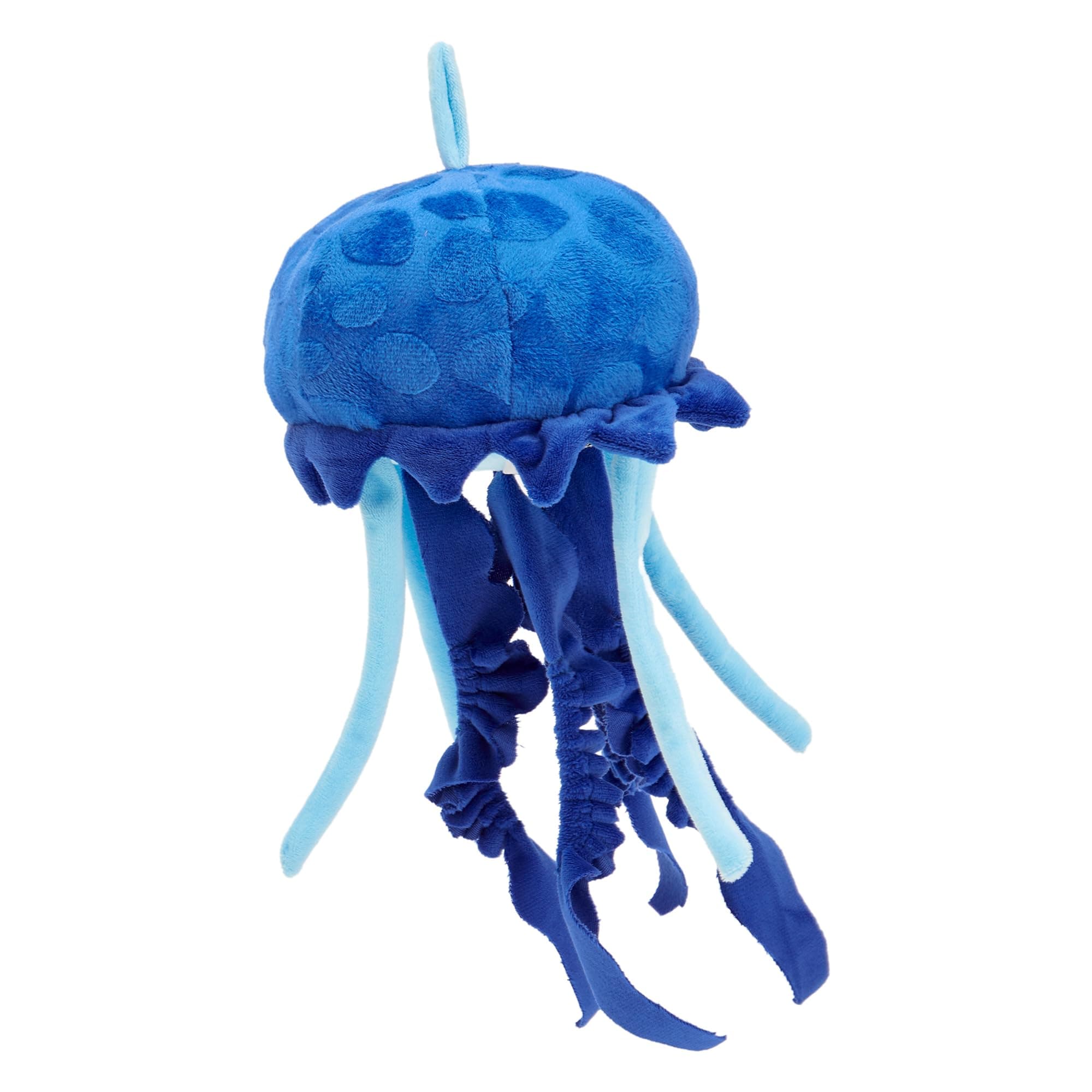 100% Recycled Jellyfish Plush (33cm High) Soft, Fluffy, Eco-Friendly, Animal Collection for Newborns First Child, Blue Jellyfish (PLUMECOBJF)