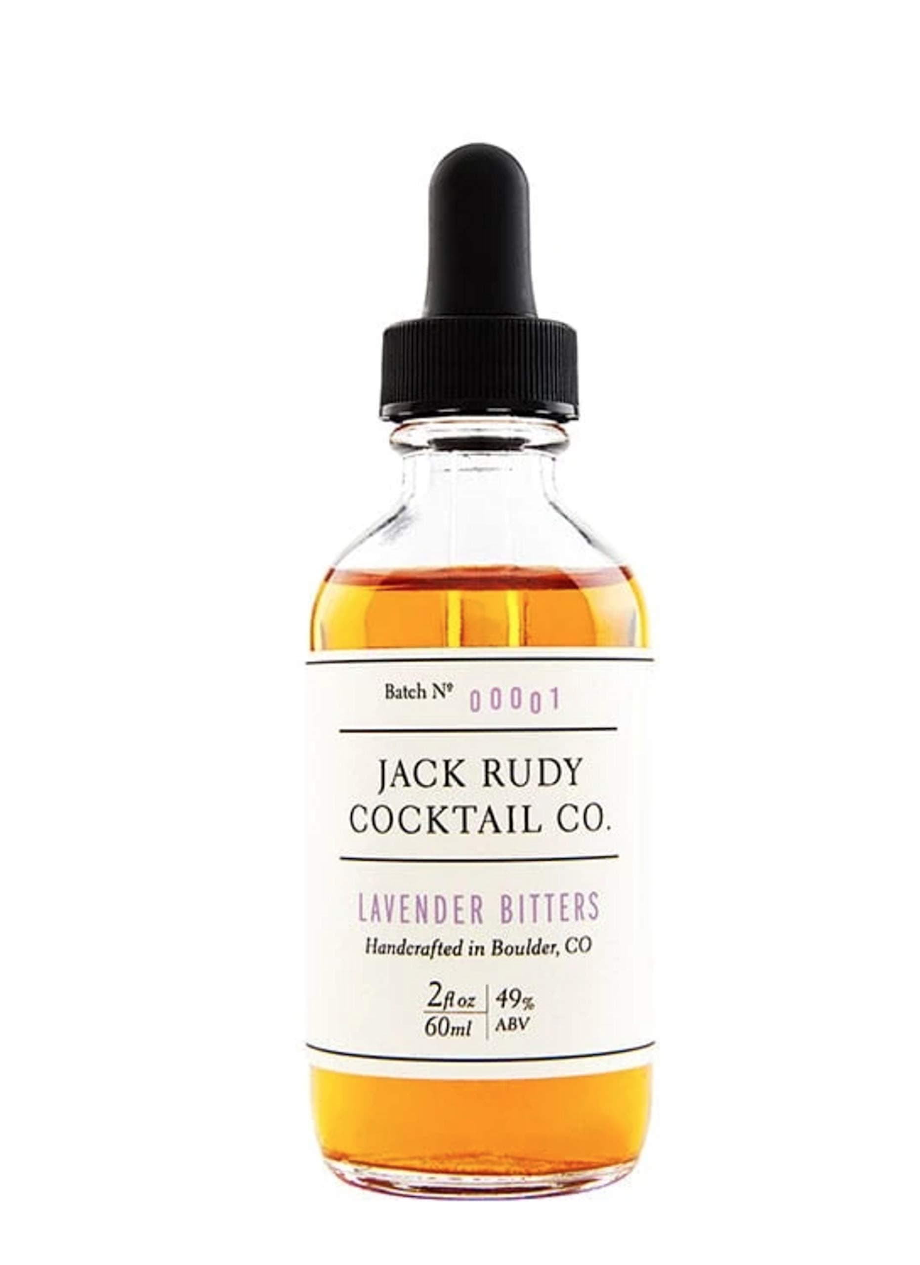 JACK RUDY COCKTAIL CO Lavender Bitters, 2 FZ