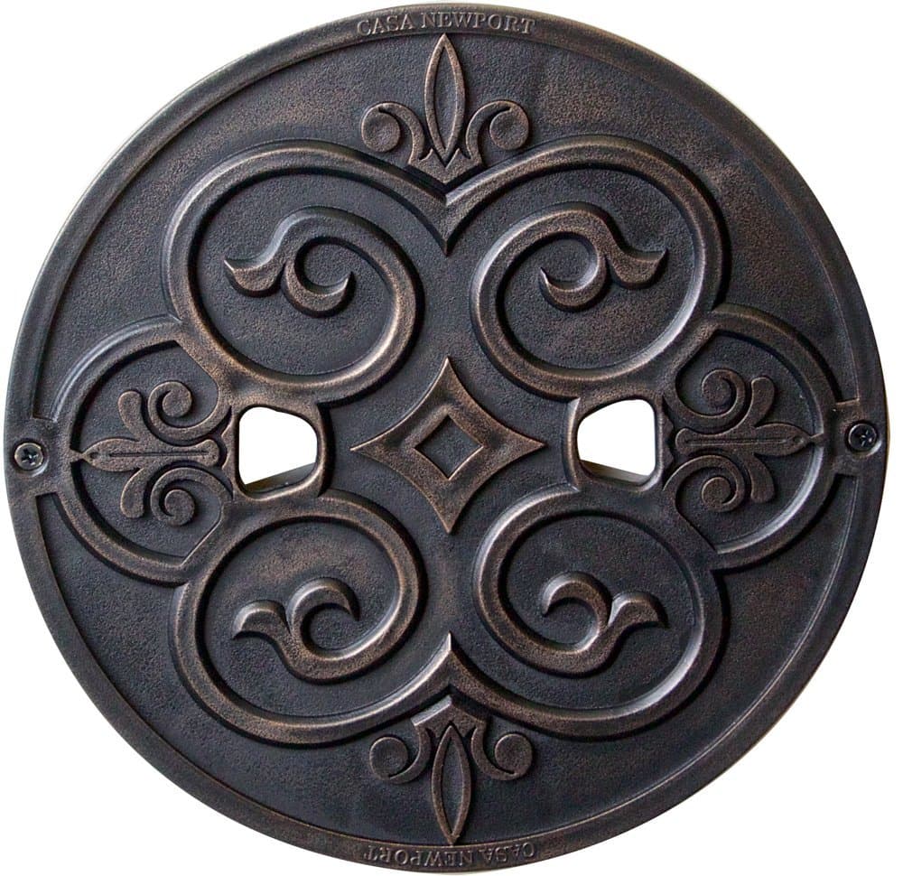 10-01023BP9.1 Bronze Plastic Skimmer Lid, 9.1-Inch