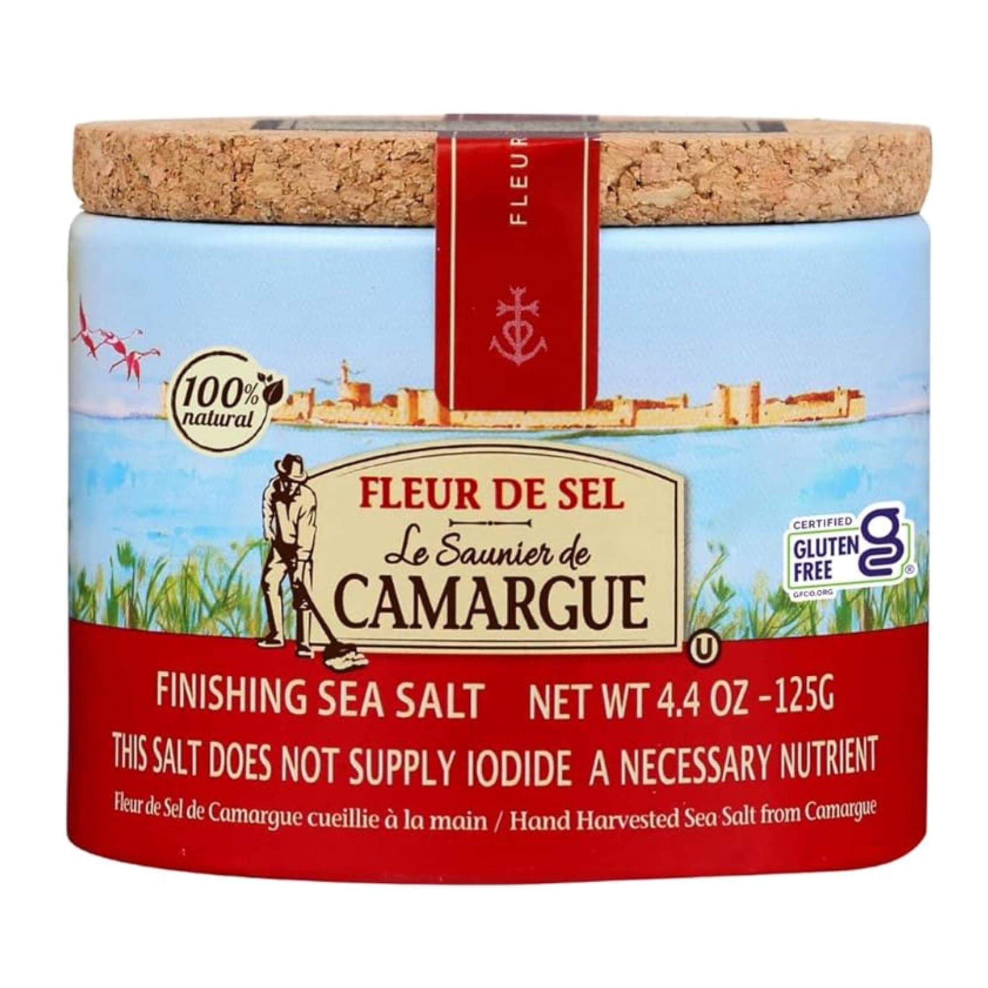 Le Saunier De Camargue Fleur De Sel (Sea Salt), 4.4 oz