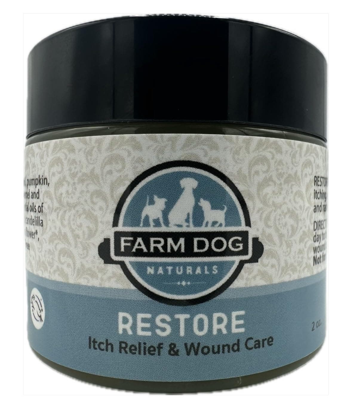 Farm Dog Naturals - Restore Wound Care and Itch Relief Salve for Dogs, 2 Ounce