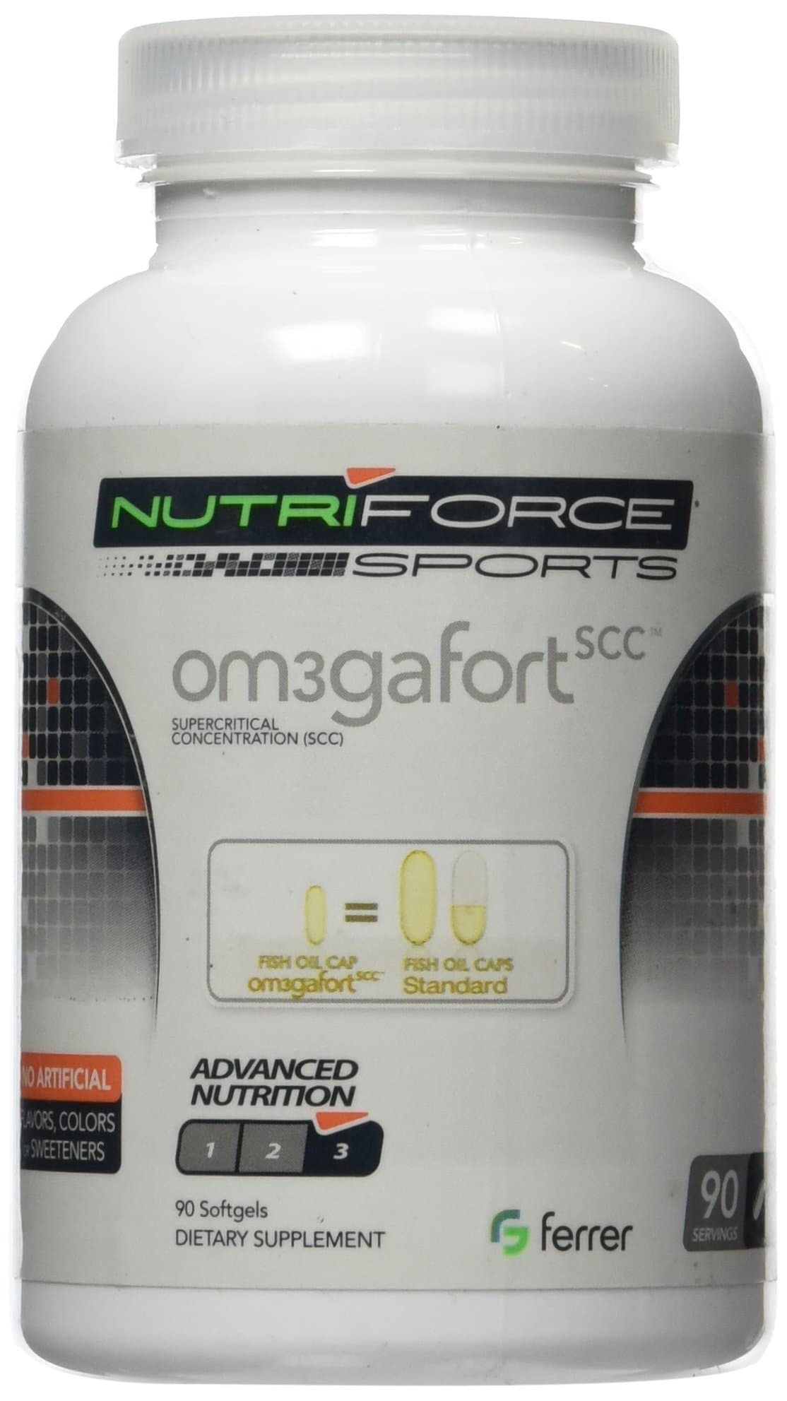 Nutriforce Sports Omega Fort SCC Softgels, 90 Count