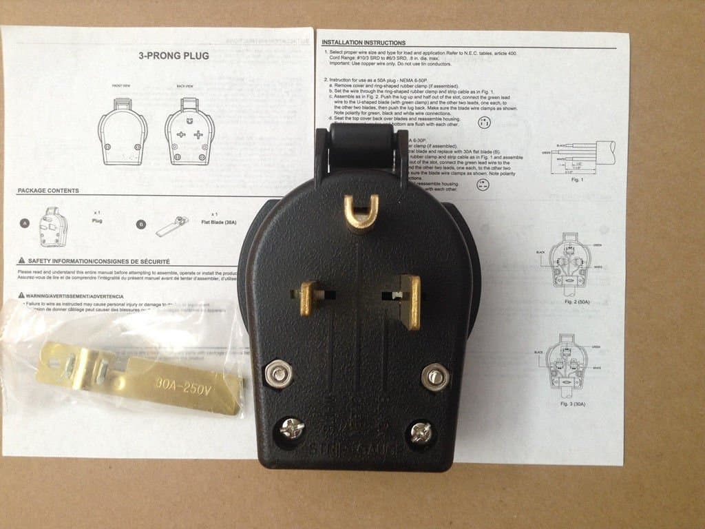 NEMA 6-50P,MILLER 213380,MIG,STICK welder Power Plug,Wire Feeder,PLASMA CUTTER