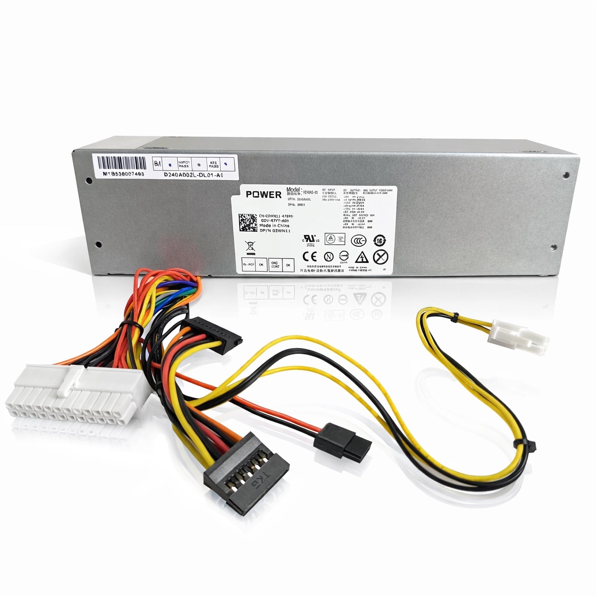 H240AS-01 2TXYM 3WN11 H240AS-00 709MT 240W Optiplex 7010 SFF Power Supply for Dell Optiplex 390 790 990 3010 9010 Small Form Factor Systems CCCVC 3RK5T F79TD L240AS-00 H240ES-00 D240ES-00