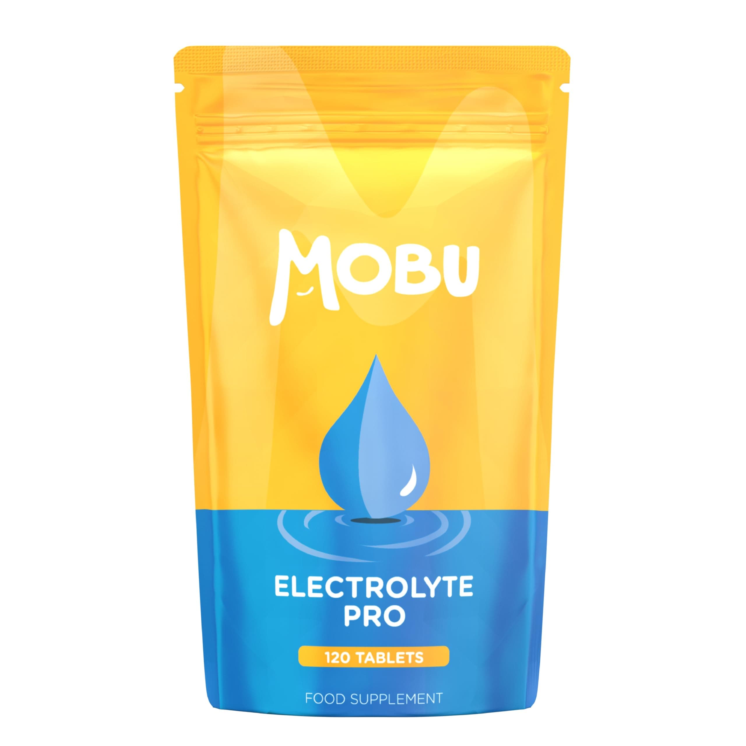 MOBU Electrolyte Pro 120 Tablets with Potassium, Calcium, Magnesium and Sodium | Salt Replacement Hydration Recovery | Salt Tablets | Vegan | GMP Approved | UK
