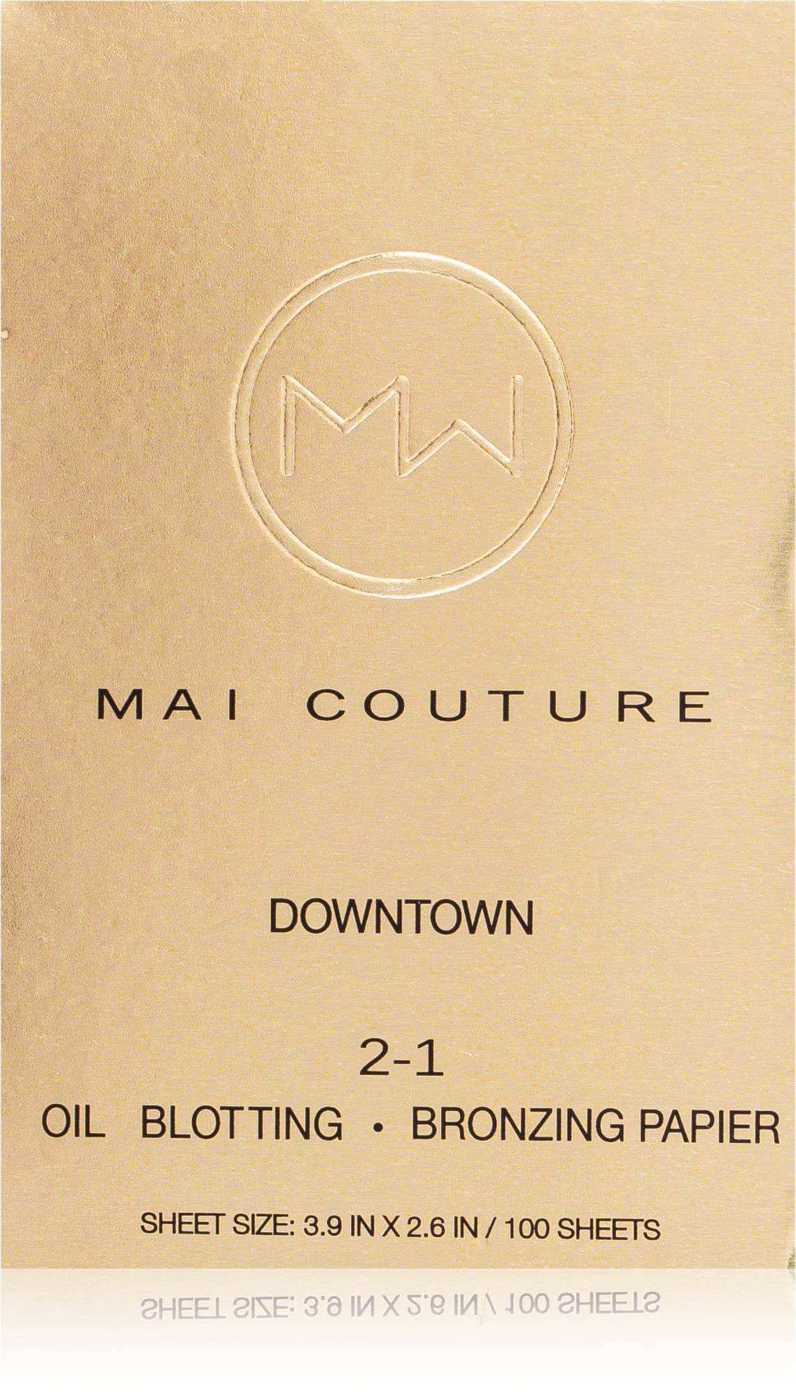 Mai Couture 2-1 Oil Blotting and Bronzing Papier, Downtown
