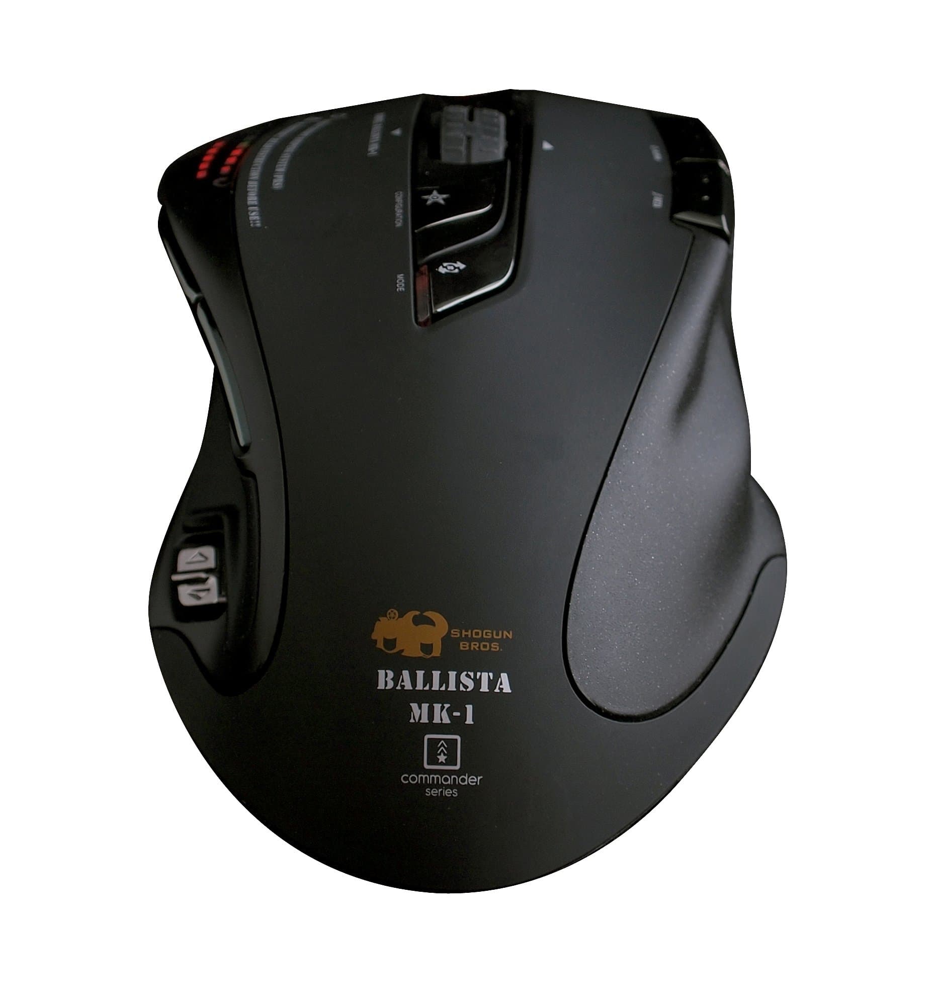 Shogun Bros. Ballista MK-I 82 Wired Pro 8200dpi Commander Series Gaming Mouse - Knight Black (PM-1002-BL)