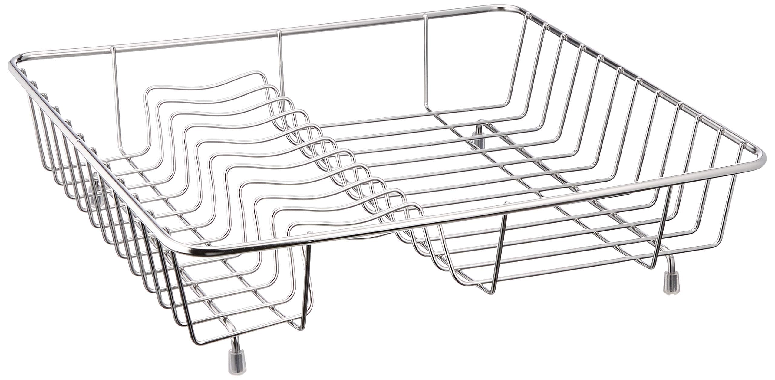 Delfinware 3034SS Stainless SteelPopular Dish Drainer, Steel, Silver