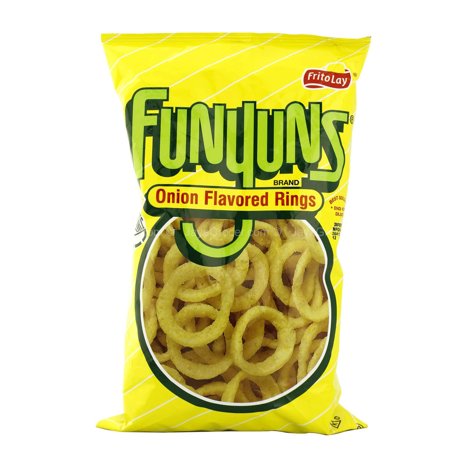 Frito Lay Funyuns Onion Flavoured Rings - Large 5 3/4 oz - 163g - American Crisps