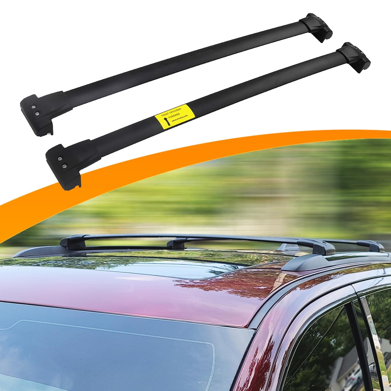 Snailfly 220 LBS Roof Rack Cross Bars Fit for 2011-2021 Jeep Grand Cherokee Crossbars Cargo Luggage Rack, Aluminum Alloy