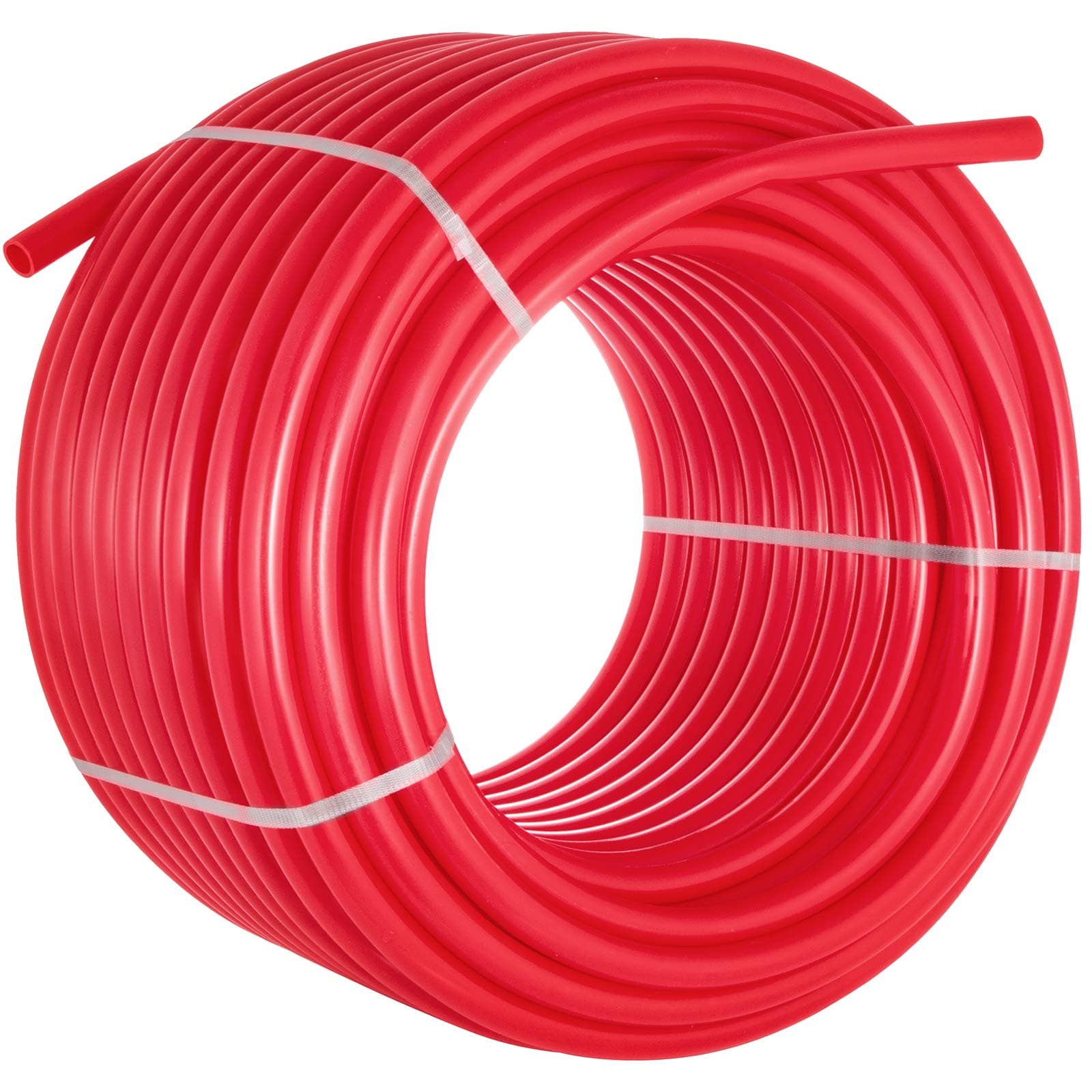 Happybuy Pex Pipe Tubing 1 Inch 300ft Pex Tubing Non-Barrier Radiant Water Plumbing Pipe Pex-B ?1" Non-Barrier/300FT/Red?