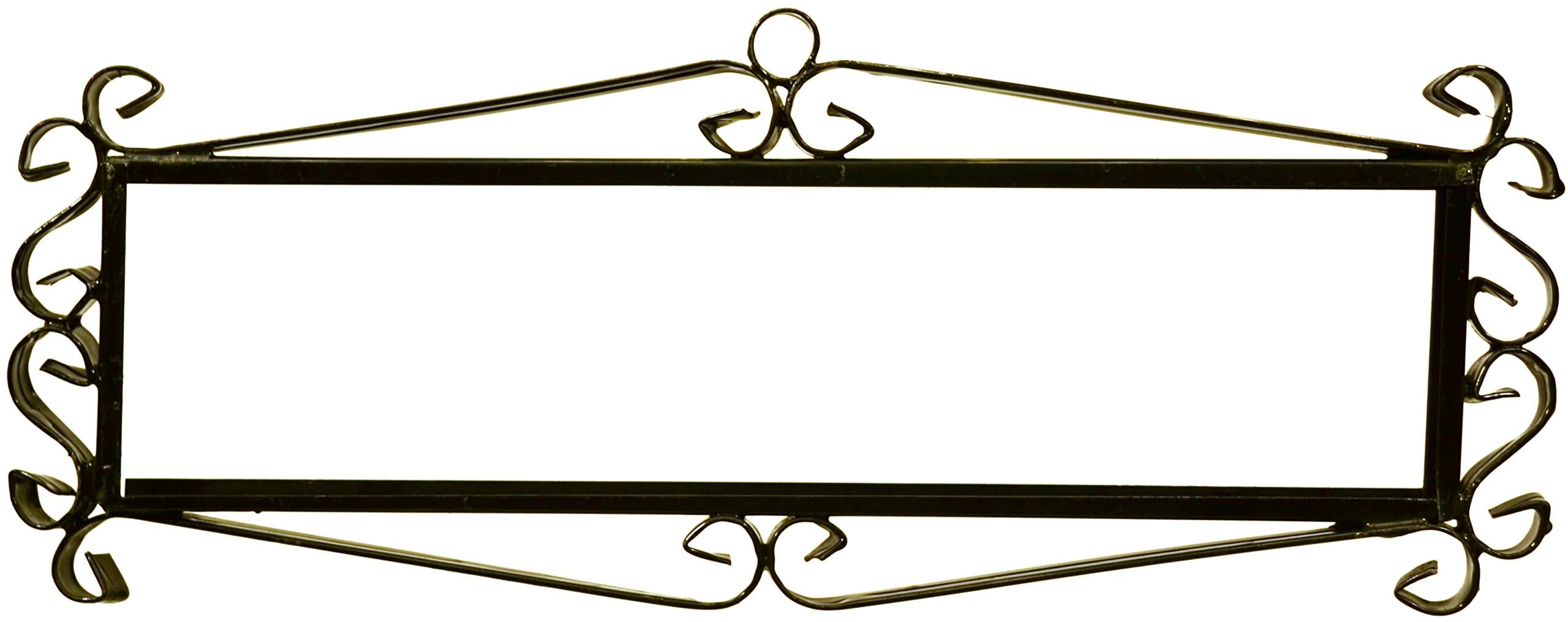 ART ESCUDELLERS Iron Frame 9 Tiles Azul Mini 2,87” x 10,62” Black Iron Frame for Easy Wall Hanging for Tiles Azul Mini Design