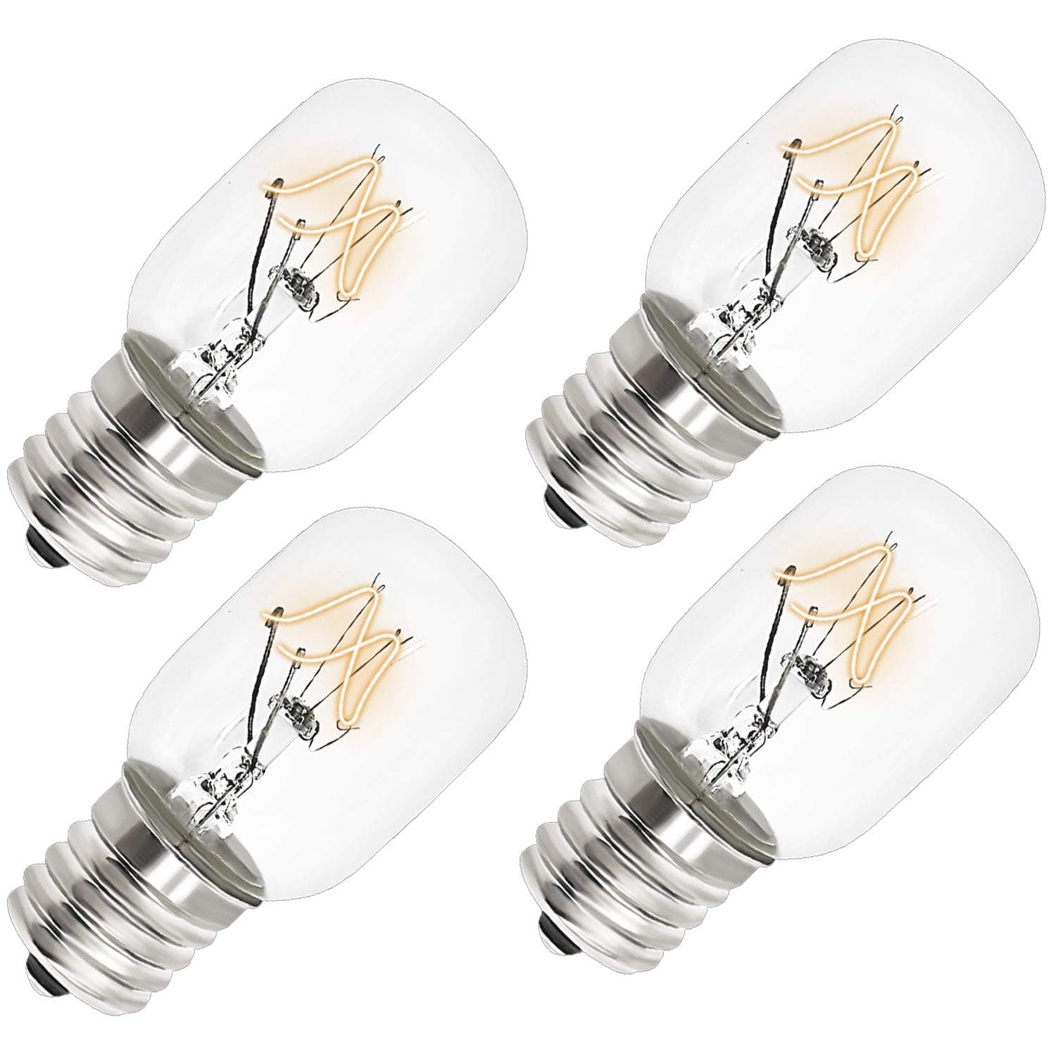 AMI PARTS 8206232A Bulb 40w 125v Microwave Light Bulbs Under Hood - Microwave Oven Light Bulb - E17 Fit for Whirlpool Microwave Light Bulb