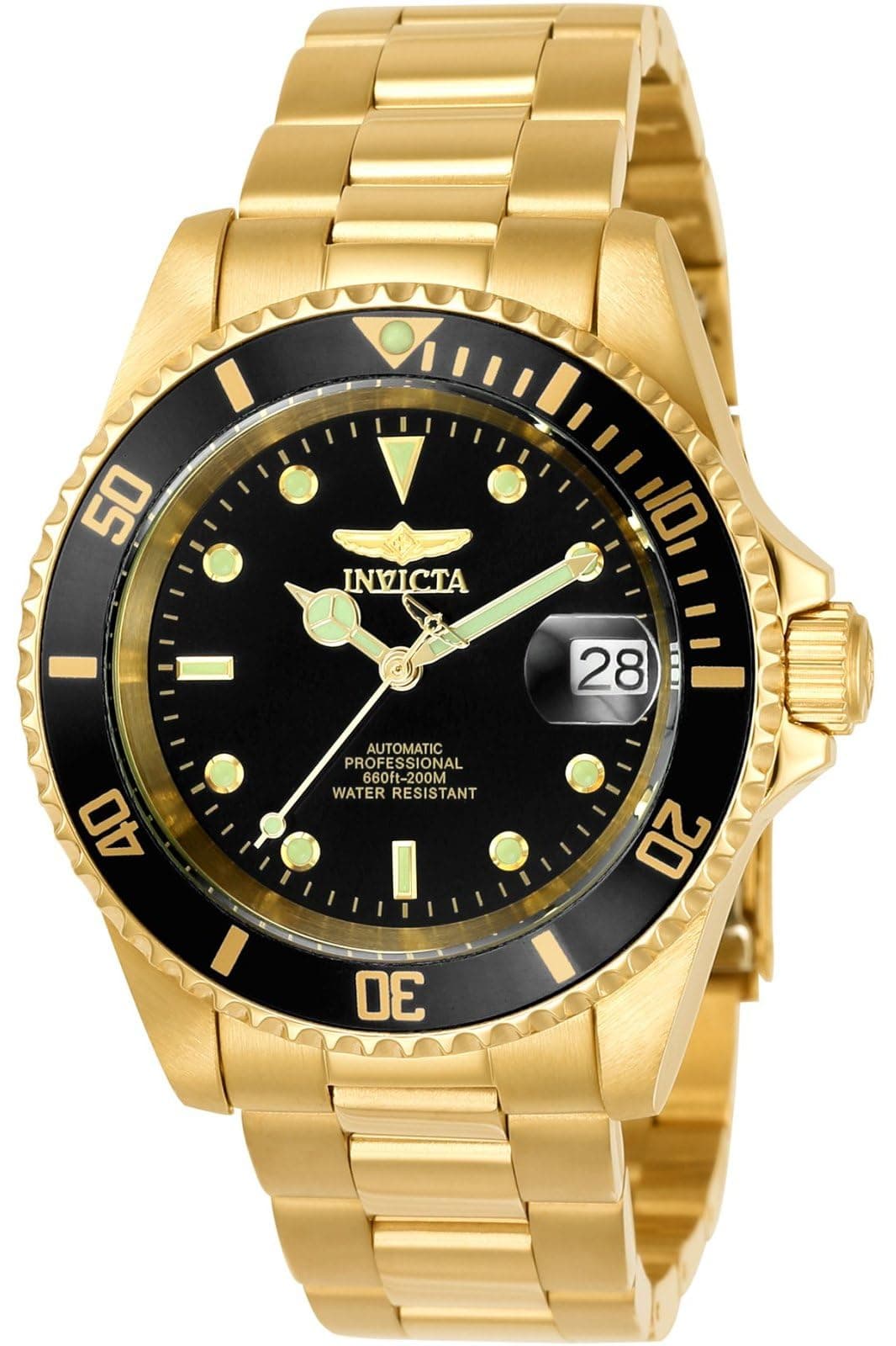 Pro Diver Stainless Steel Men's Automatic Watch - 40mm