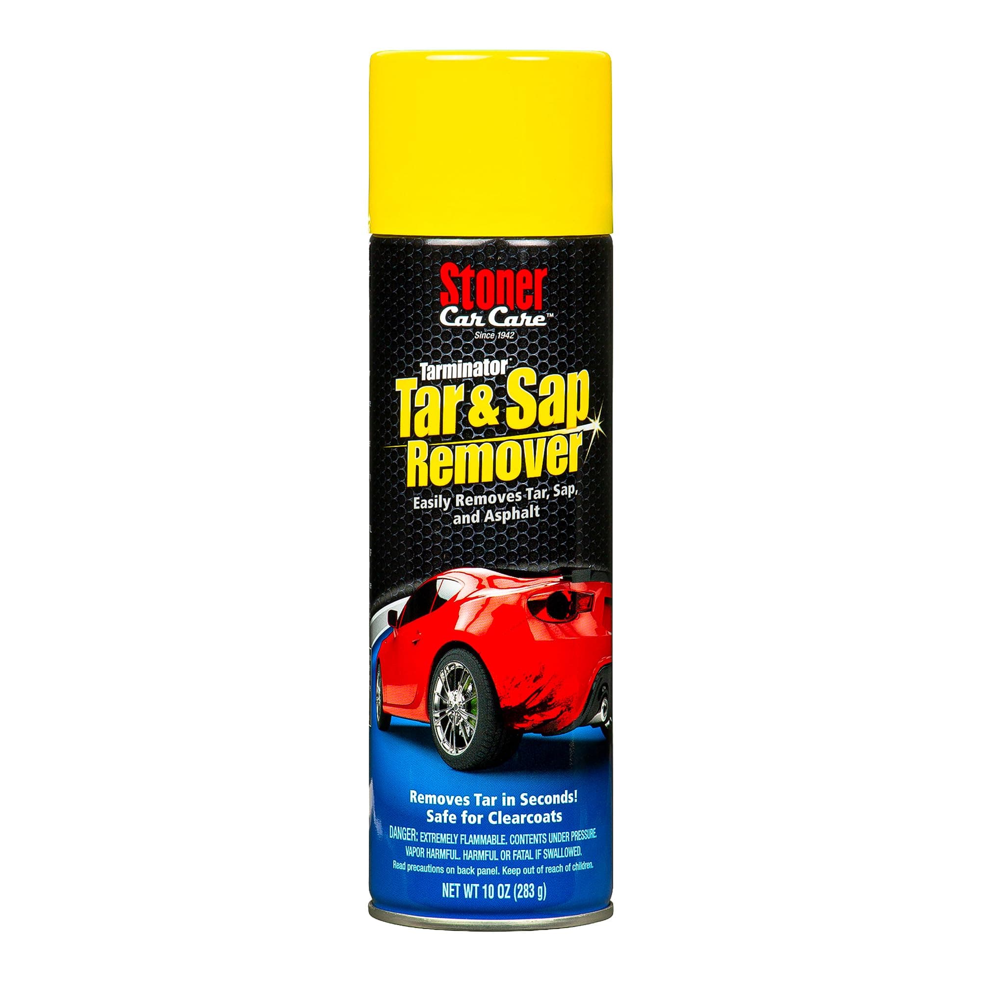 Stoner Car Care 91154 Tarminator Tar, Sap, and Asphalt Remover Spray - Fast Acting Tar and Tree Sap Remover for Cars, Trucks, RVs, Motorcycles, Boats - Safe on Paint, Clear Coat, and Chrome - 10 oz
