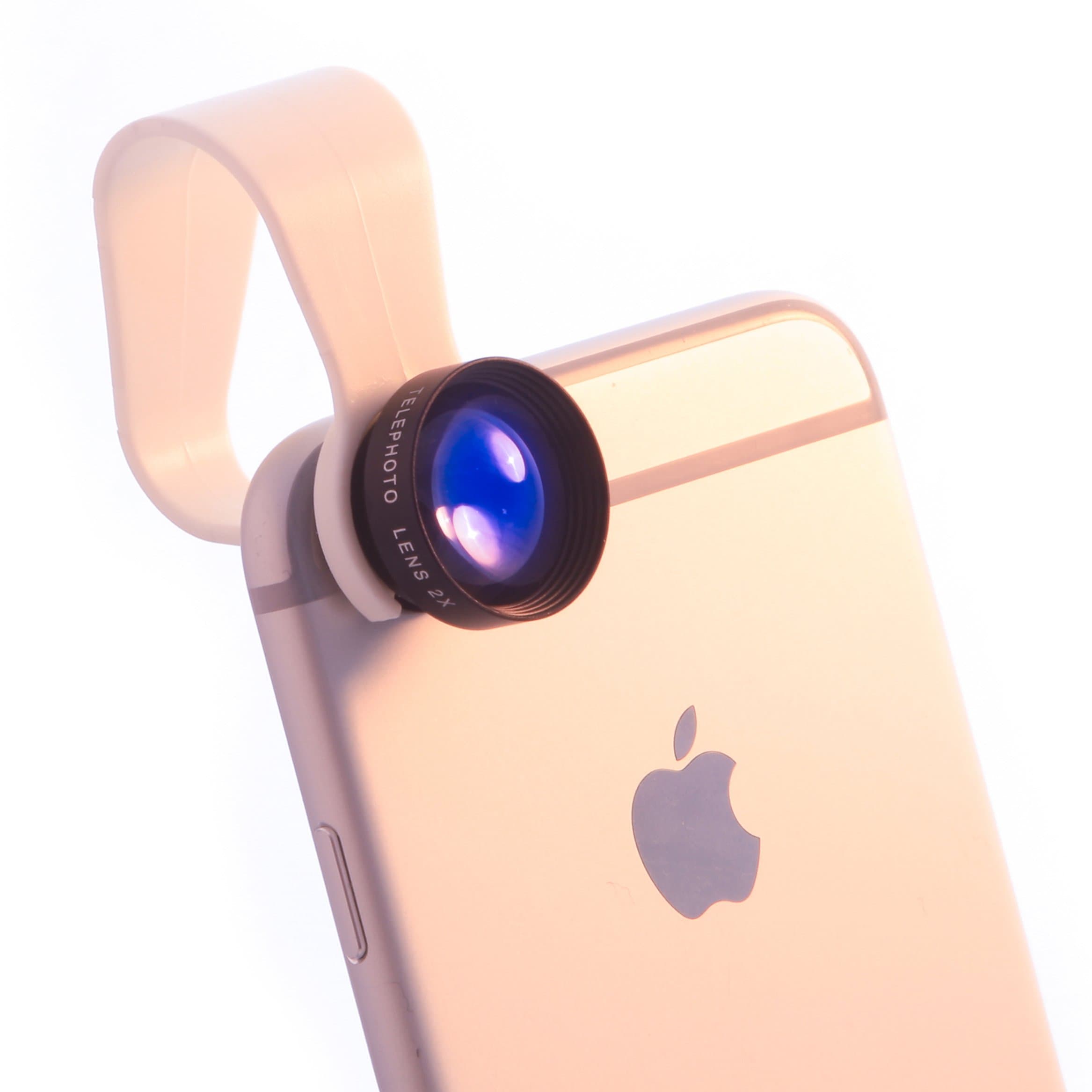 iPhone Lens 2X Zoom by Pocket Lens - Pro 60mm Telephoto Lens - 2X More Vision - Optic Lens Works with iPhone 6/5/5S/4/Ipad/Samsung/Android and More - Comes with Bag