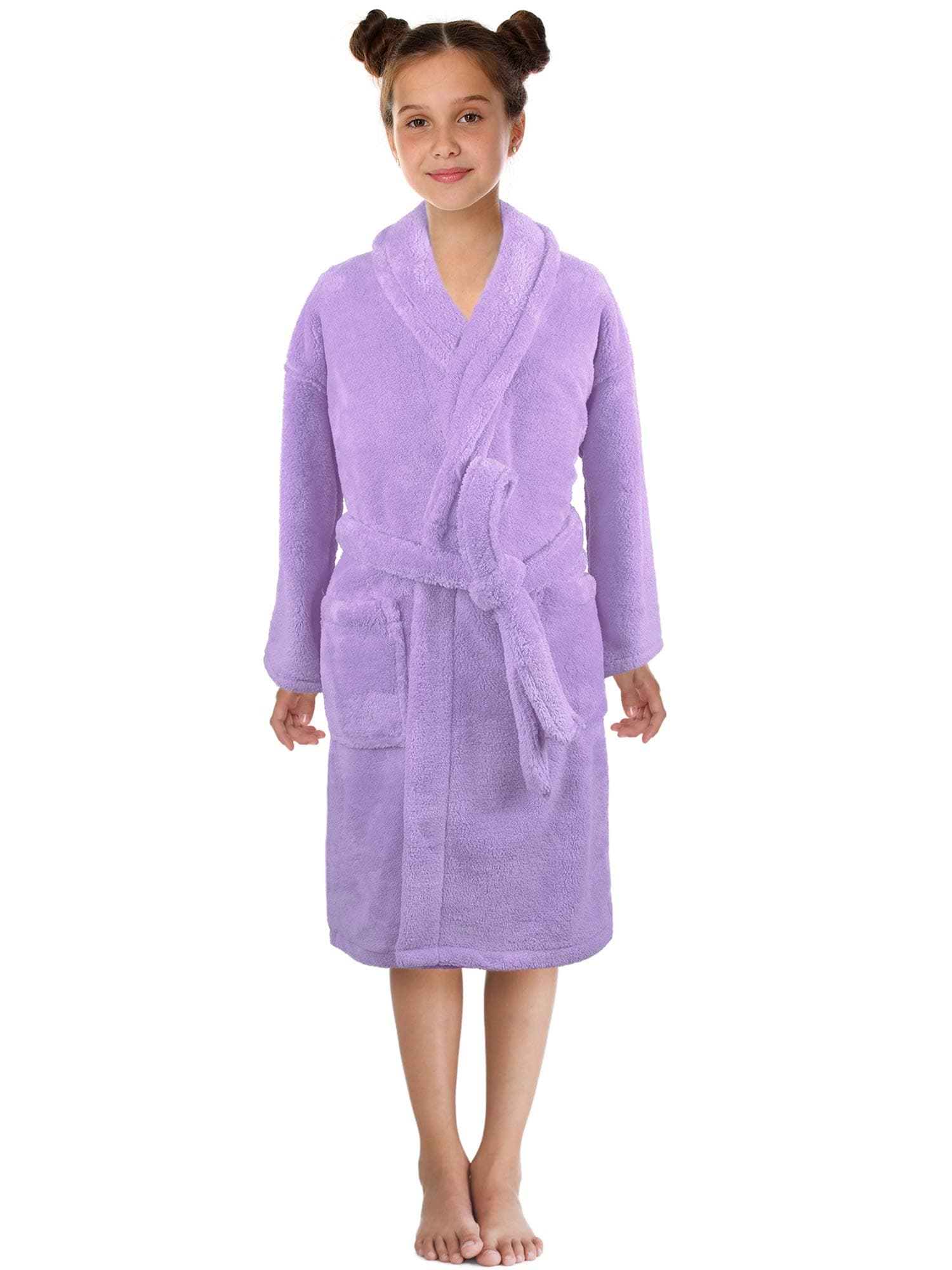Turkish LinenUltra-Soft Plush Shawl 100% Polyester Robes for Boys and Girls