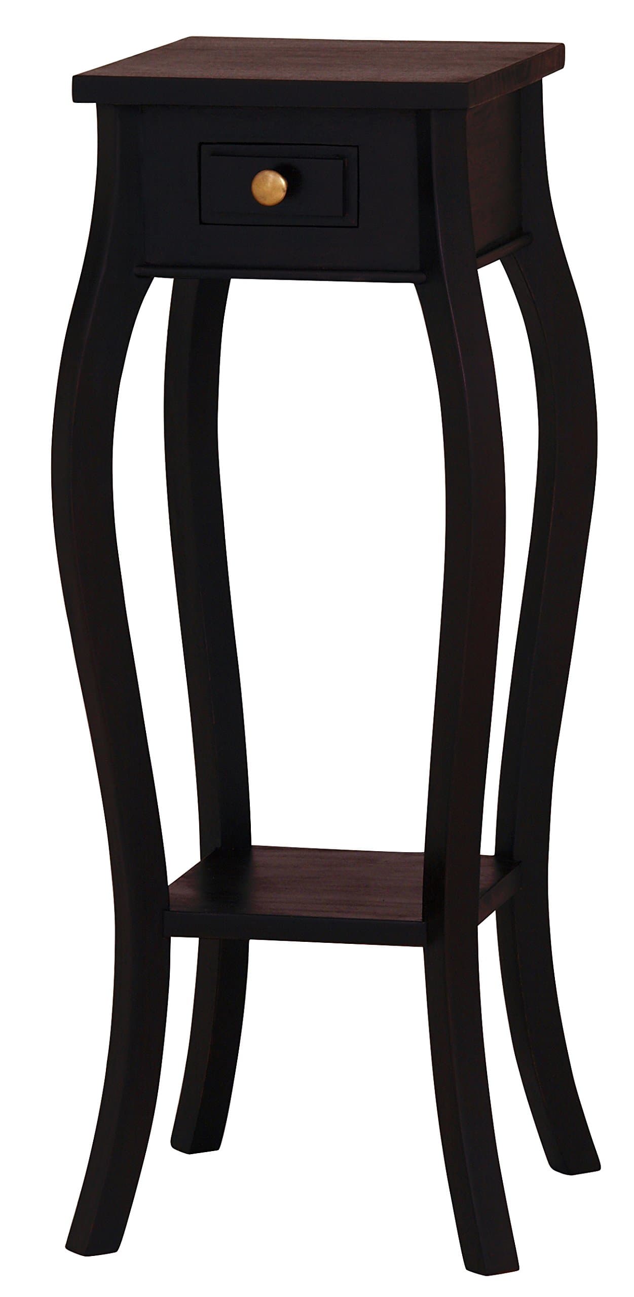 Fine Handcrafted Solid Mahogany Wood Toulouse Plant Stand - 35 inches