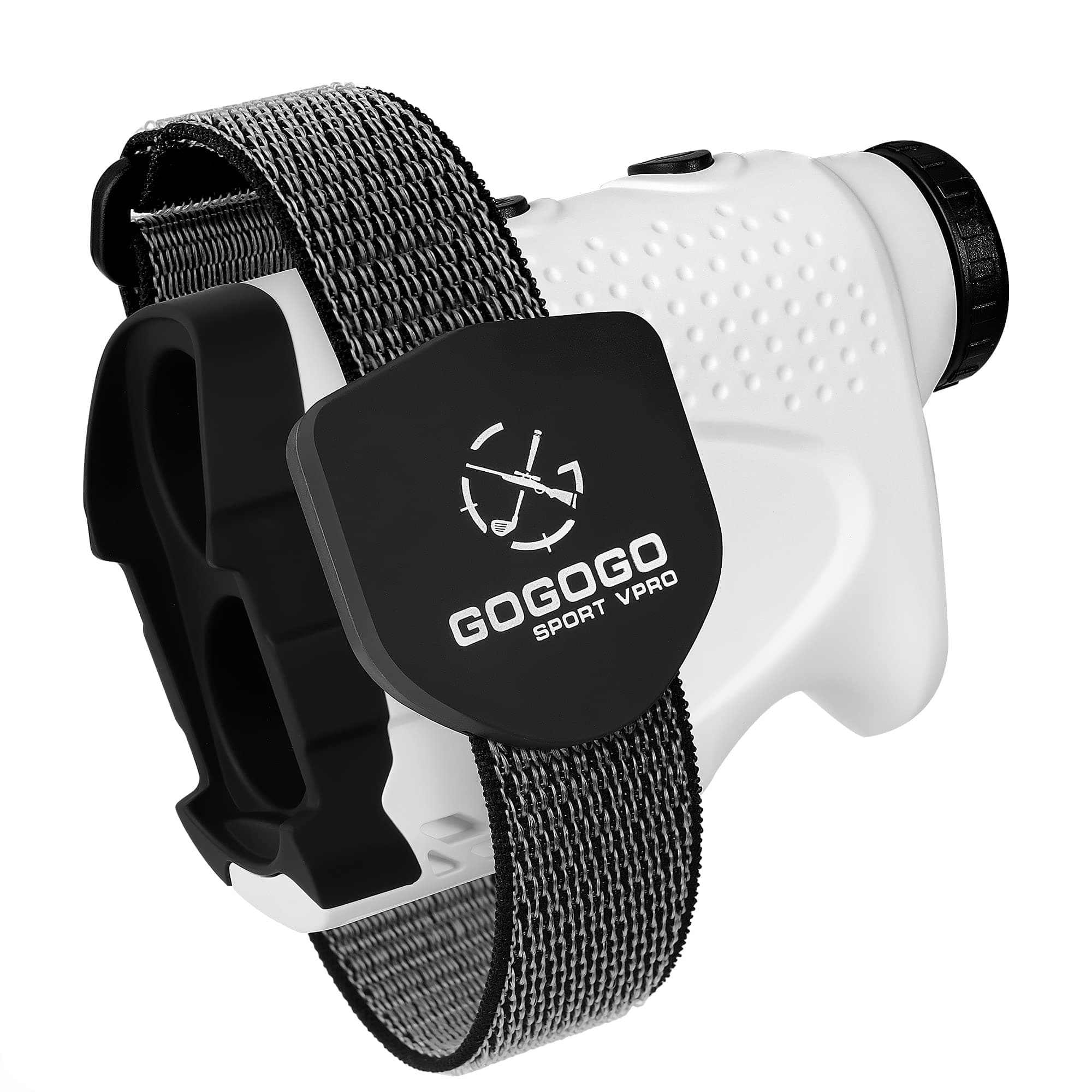 Gogogo Sport Vpro Range Finder Magnetic Strap with Velcro, Adjustable Golf Rangefinder Holder Band for Cart & Club, Gift for Golfer