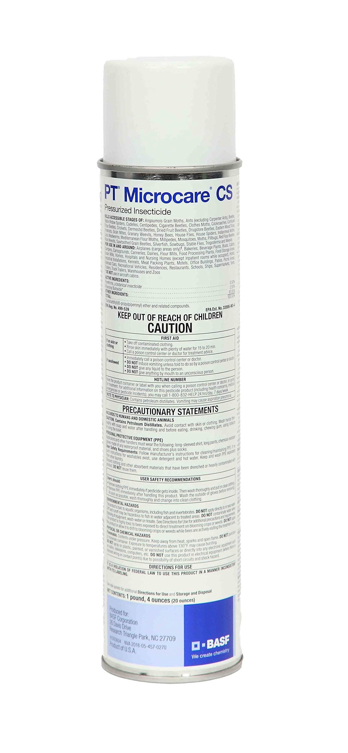 MICROCARE (20 oz Aerosol): Pressurized Pyrethrum Capsule Suspension (PT Brand)