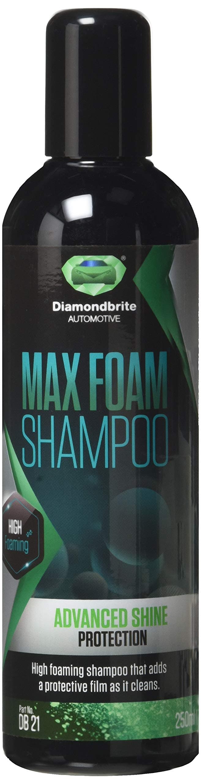 Diamondbrite Max Foam Car Shampoo Concentrated Preserving Vehicles Paintwork High-Foaming Biodegradable -Removes All Types of Dirt - 250 ml Product - dB 21