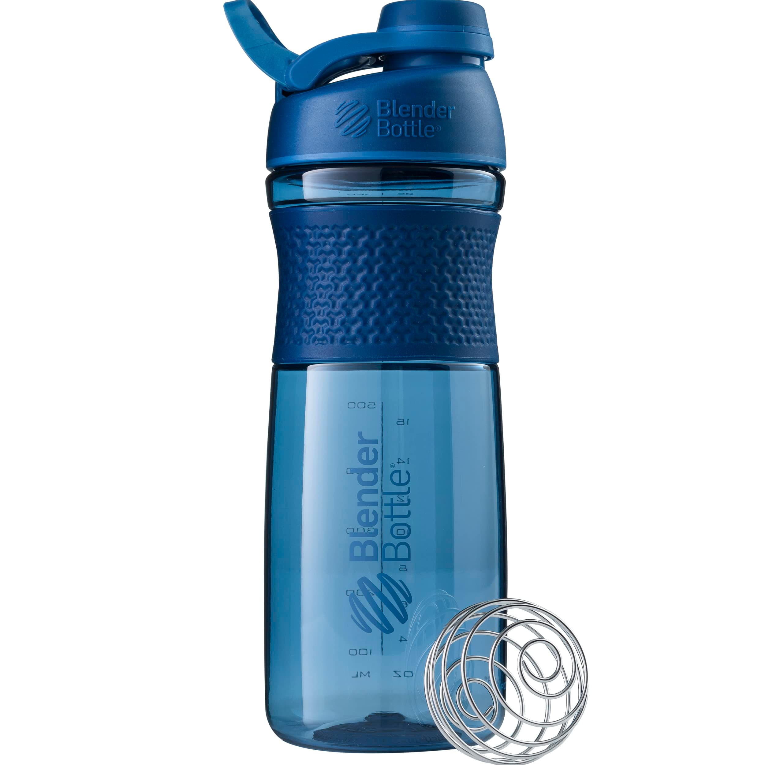 SportMixer Shaker Bottle Perfect for Protein Shakes and Pre Workout, 28-Ounce, Navy