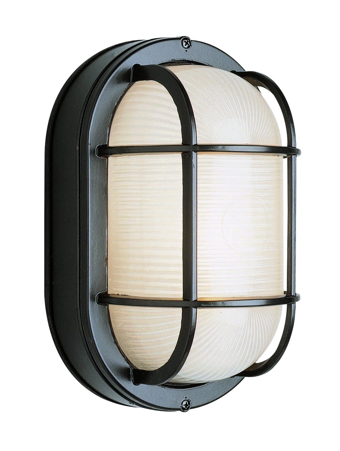 Trans Globe Lighting 41005 BK Outdoor Aria 8.5" Bulkhead, Black