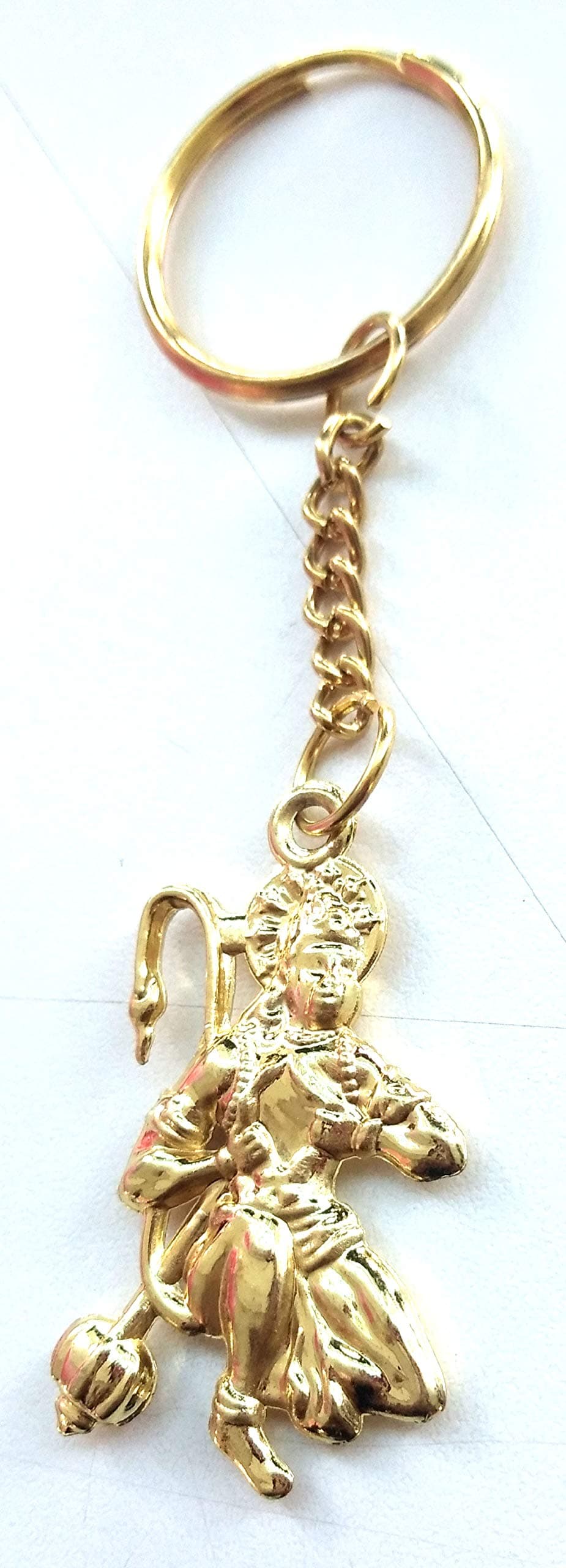 DevDeep Pure Brass Lord Hanuman BAJARANG Bali Bajarangi Bhaijaan Key Ring/Key Chain/Tassel Bring The Heavenly Blessings to Your Home