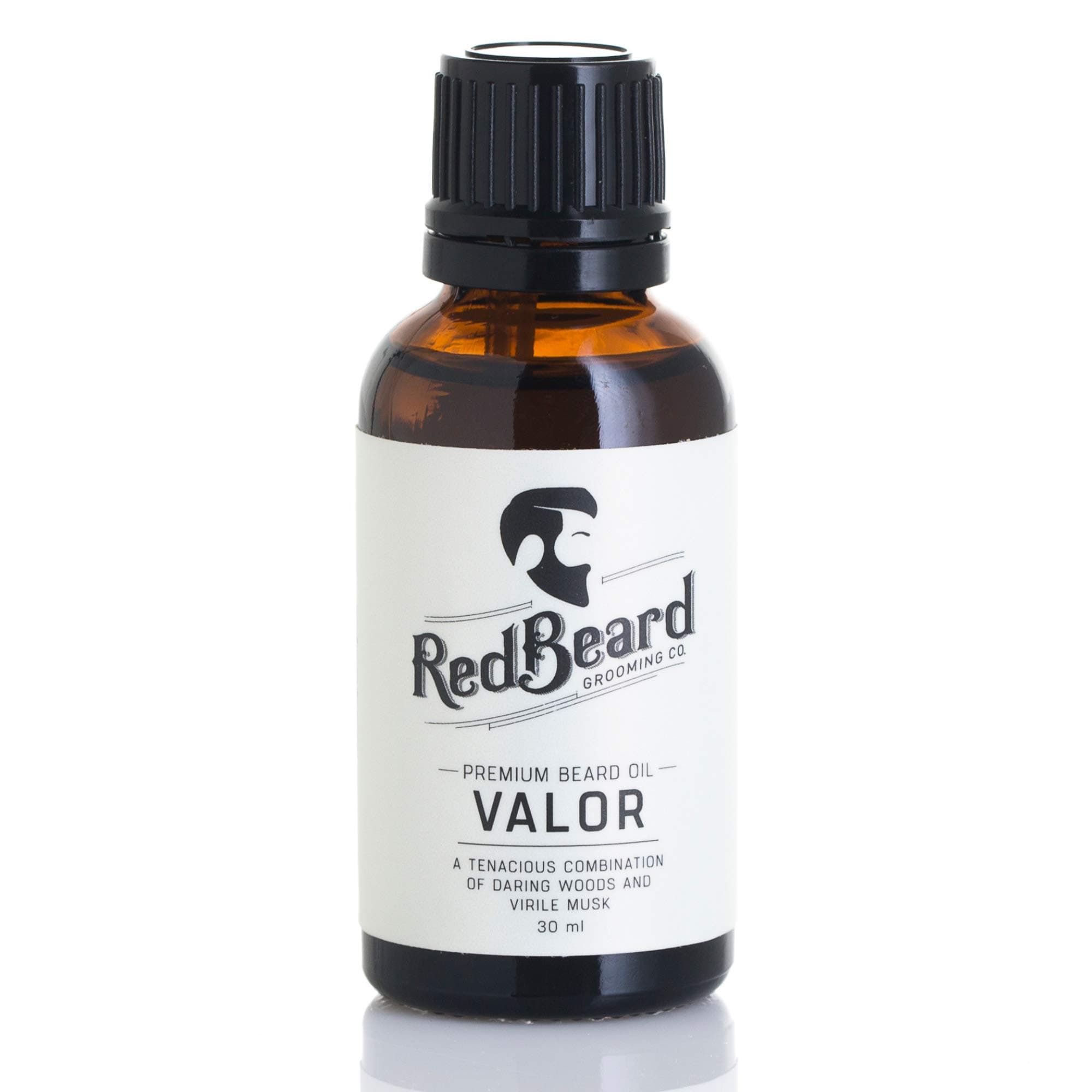 Redbeard Grooming Company, 30ml, Beard Oil, Beard Conditioner, Coconut Oil, Hemp Seed Oil, Beard Growth - Valor