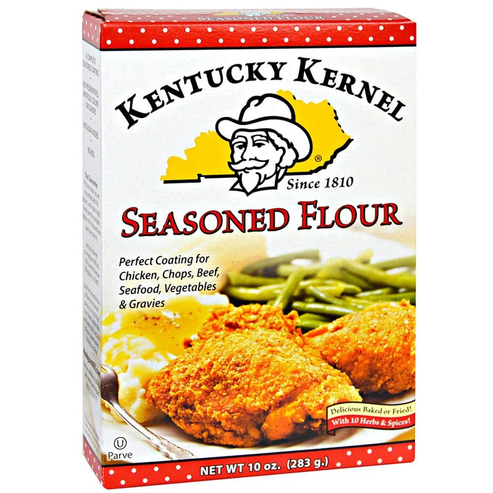 Kentucky Kernel Seasoned Flour 10-Ounce Boxes (Pack of 12), Perfect Coating for Chicken, Chops, Beef, Seafood and Gravies