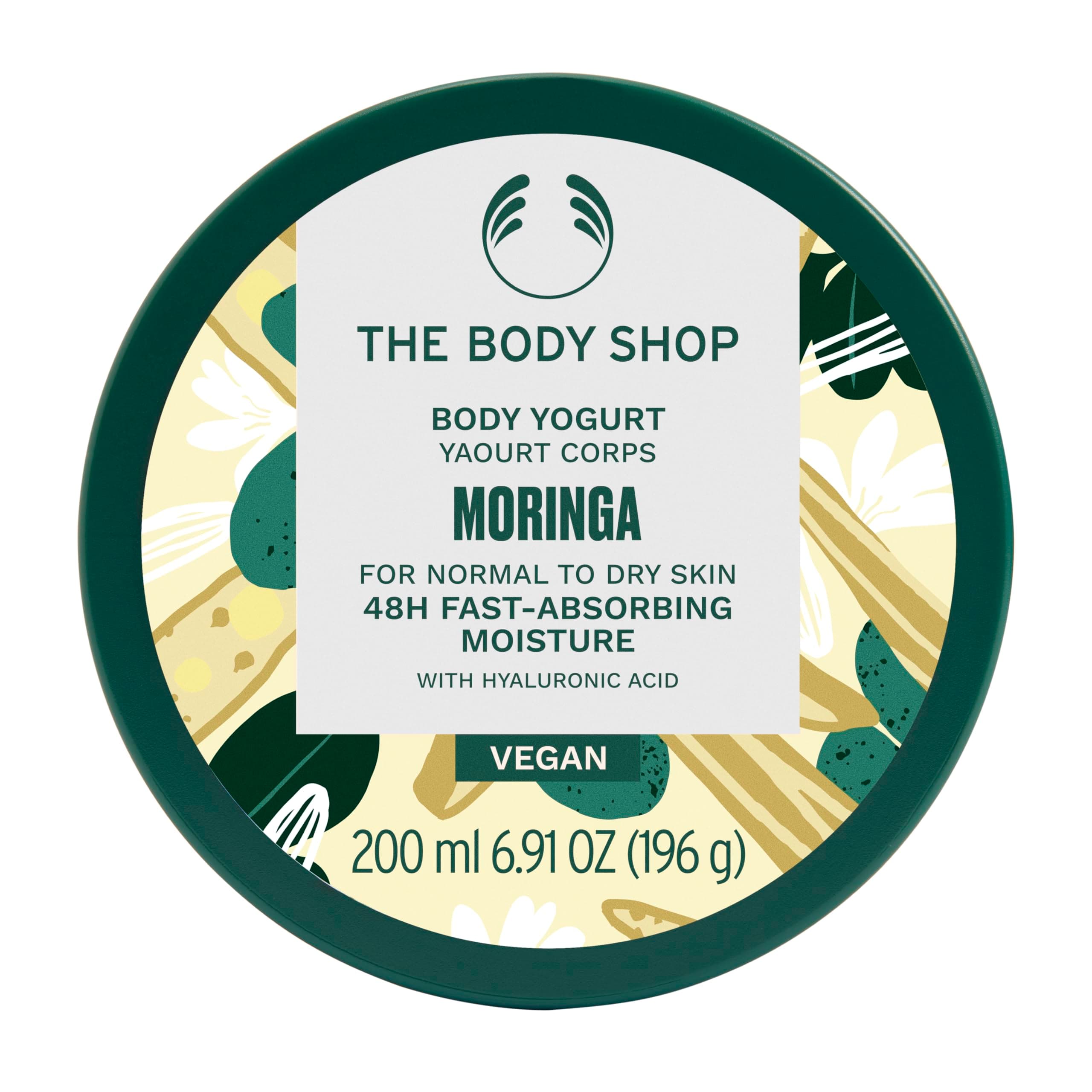 The Body Shop Moringa Vegan Body Yogurt For Normal to Dry Skin 200ml