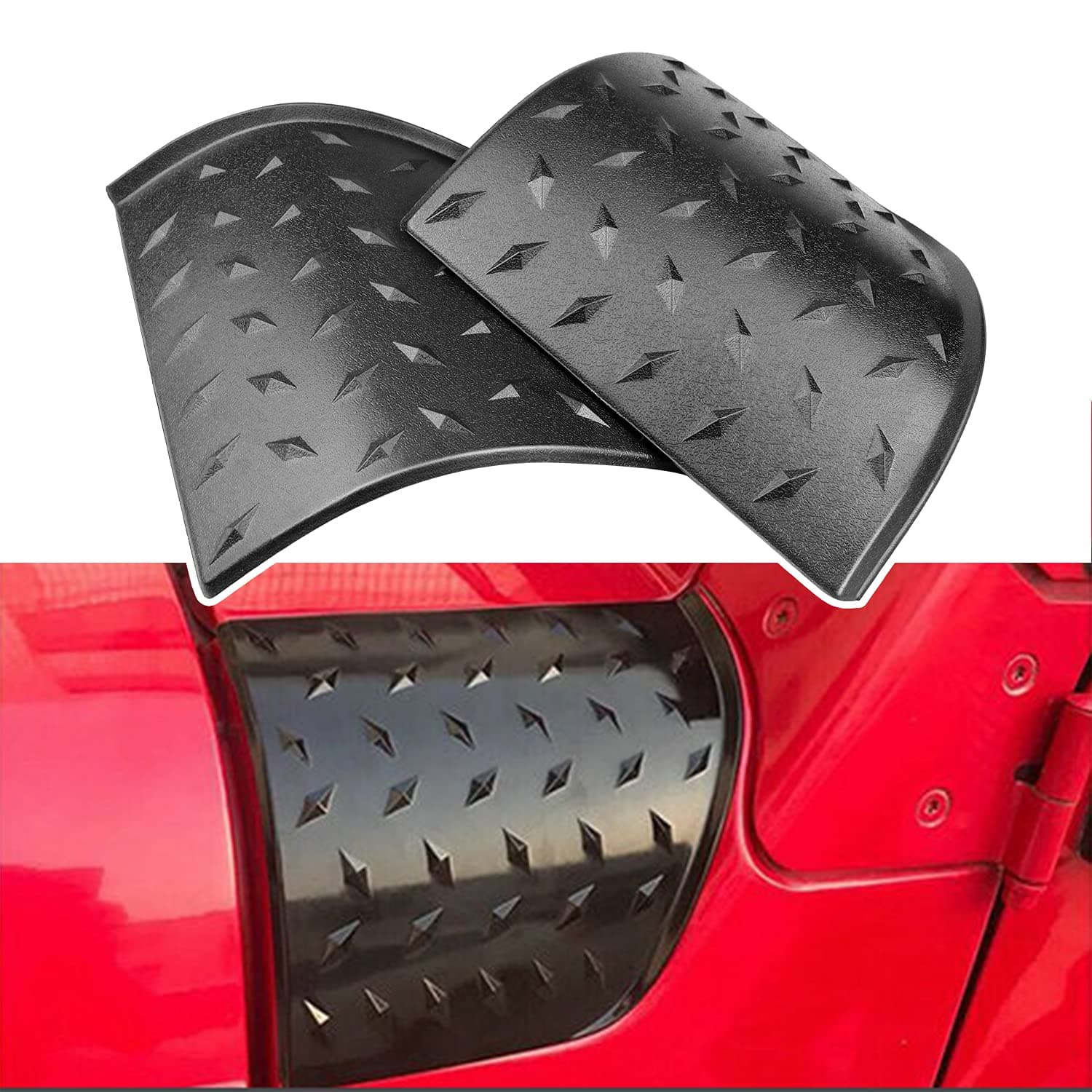 Cowl Armor Cover Side Body Cowling Armor Corner Guard for 1997-2006 Jeep Wrangler TJ