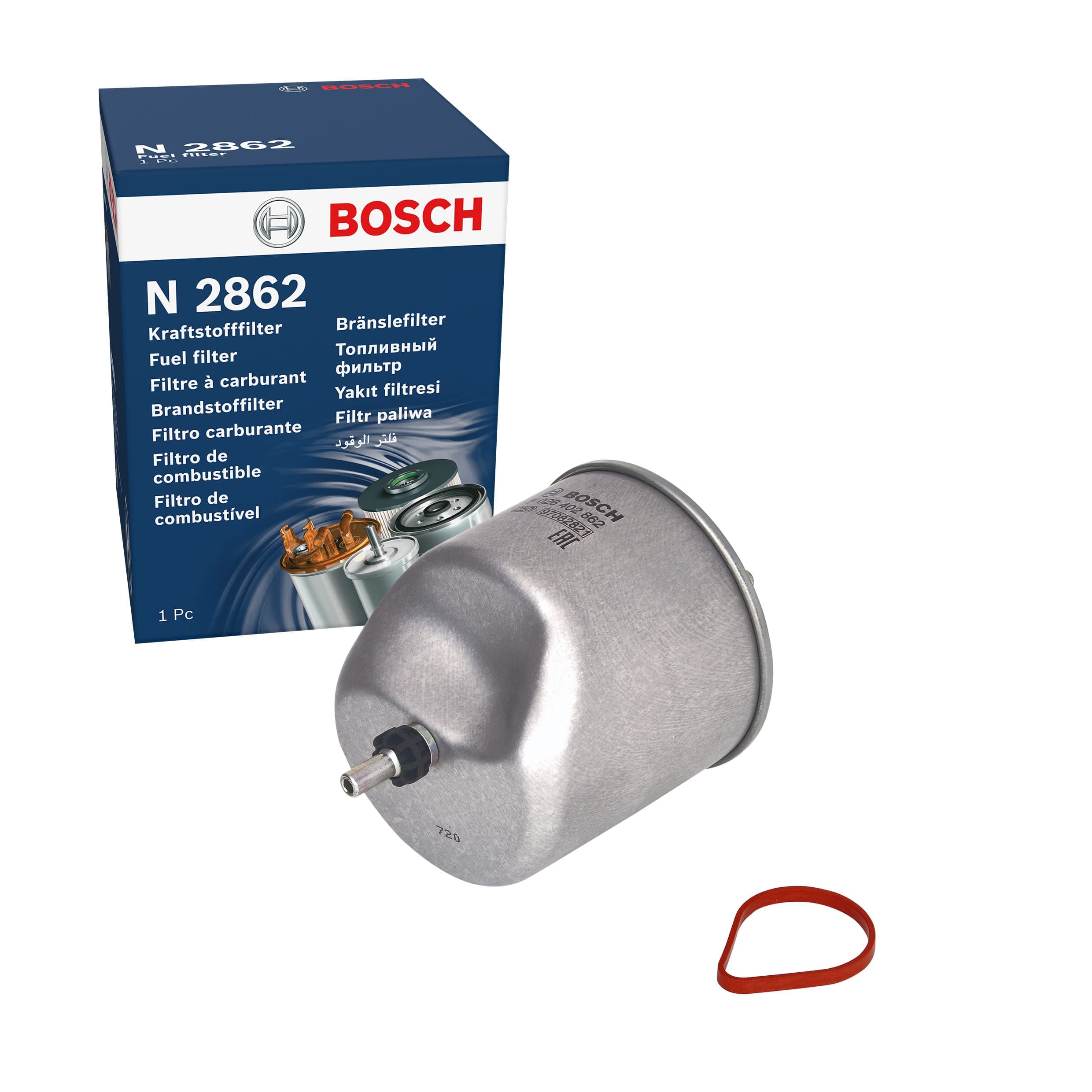 Bosch N2862 Car Diesel Filter - Separates Particles and Water from Fuel - Protects the Injection System