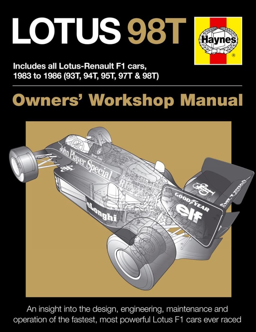 Lotus 98T Owners' Workshop Manual: Includes all Lotus-Renault F1 cars 1983 to 1986 (93T, 94T, 95T, 97T & 98T). (Haynes Service and Repair Manuals)
