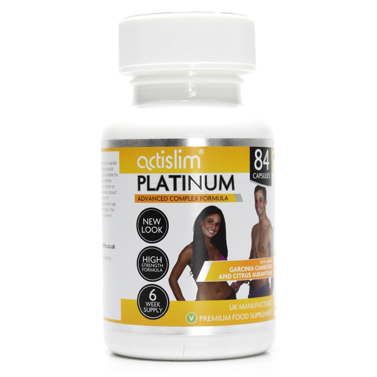 Platinum The UK’s #1 weight loss slimming pill ,Contains Garcinia Cambogia, Citrus Aurantium and Caffeine for fast weight loss,6 Week course of a diet pill which really works.