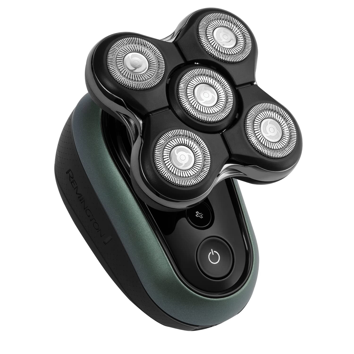 Remington RX7 Electric Head Shaver for Bald Men (Cordless, 60-Min Usage, USB, 5 Cutting Heads Skin Close Results (0.2mm), Turbo, Wet & Dry, Easy Clean, Waterproof, Pop-up Trimmer, Travel Pouch) XR1600