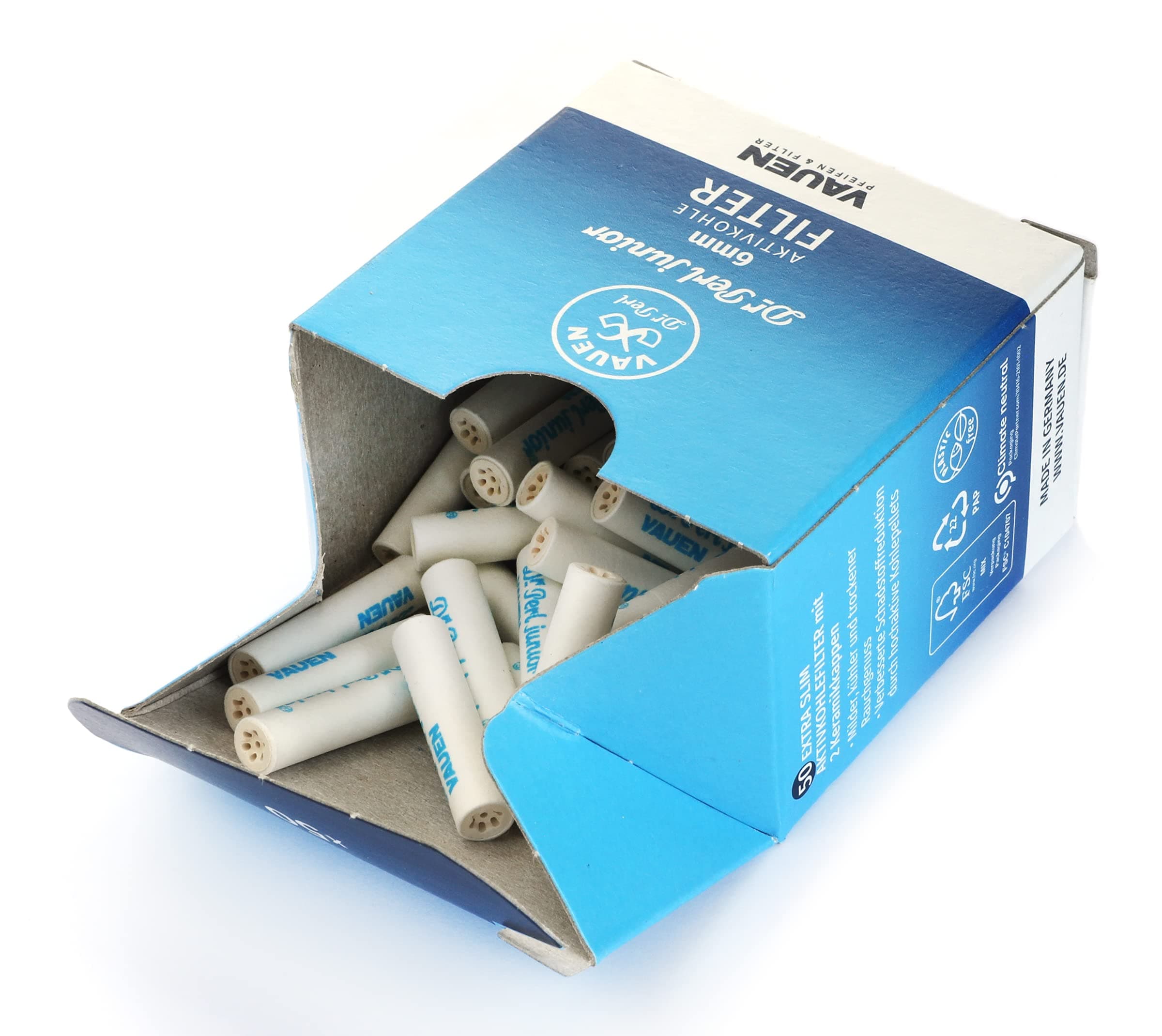 Dr. Perl Jufifty 6mm Activated Charcoal Filters x 50