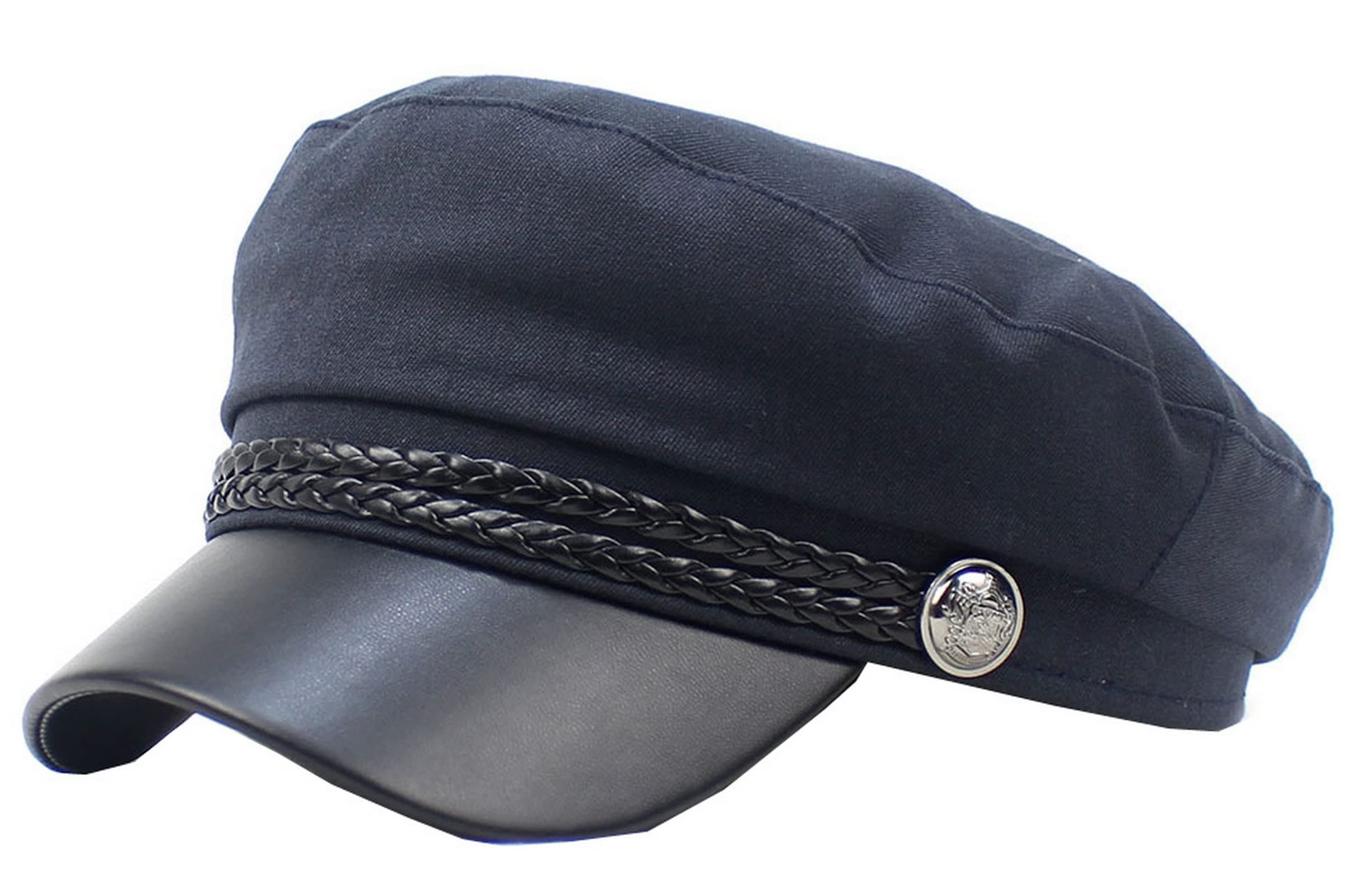 Men Women Yacht Captain Sailor Hat Newsboy Cabbie Baker Boy Peaked Beret Cap