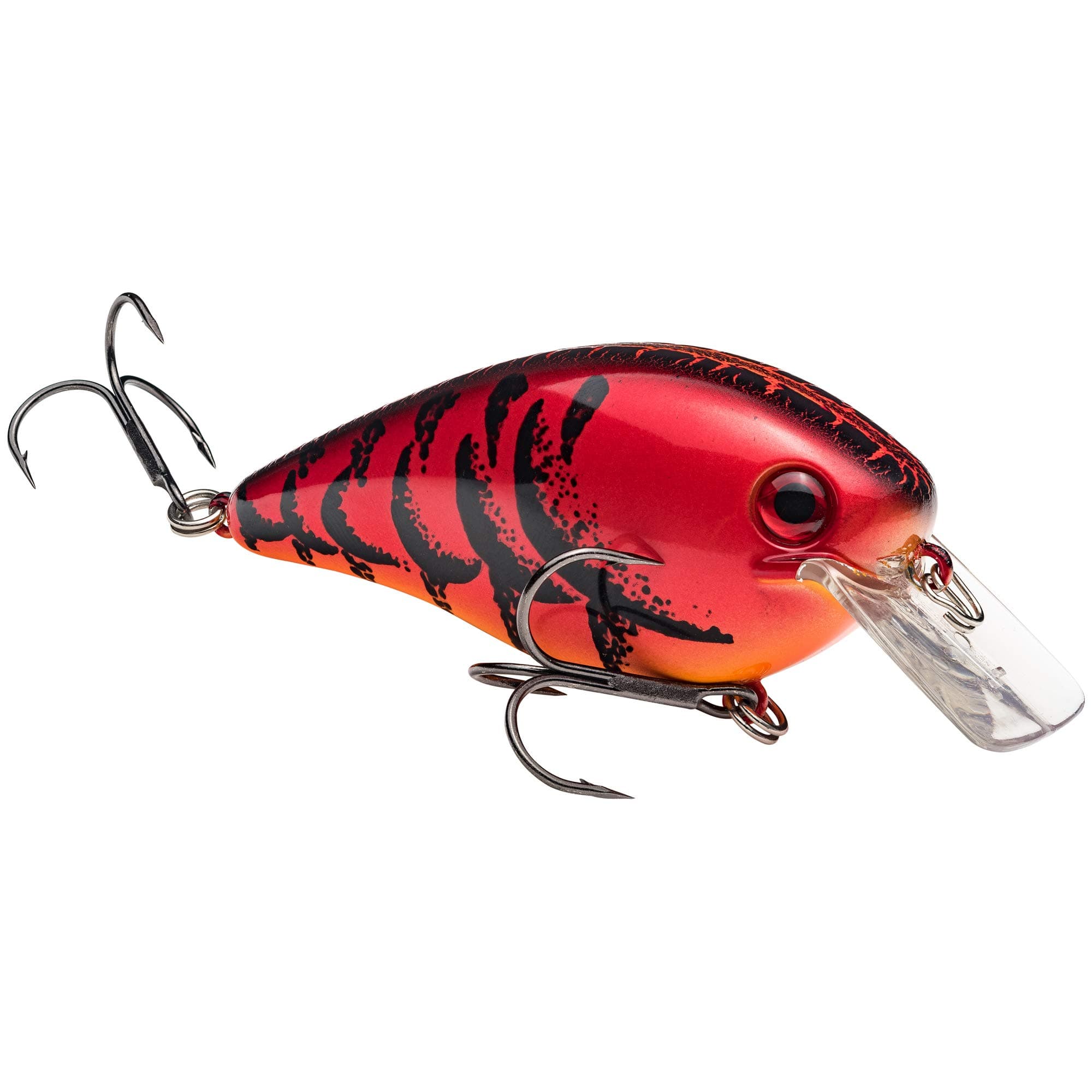 Strike King Red Eyed Shad Fishing Lure, Lipless Crankbait, Free-Floating Internal Rattles, 3D Eyes, Premium Size 3 Treble Hooks, 1/2-Ounce, Sinking
