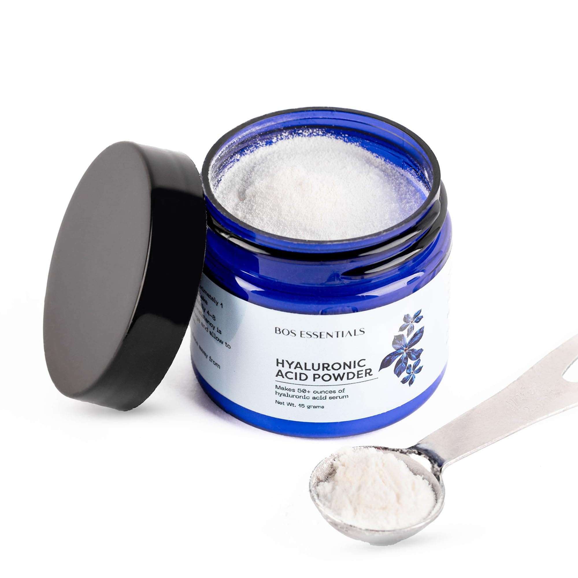 Pure Hyaluronic Acid Powder (Ultra Fine) | 100% Natural Sodium Hyaluronate | Locks In Moisture And Creates Full, Youthful Skin Makes 35 Ounces Of Anti Aging Hyaluronic Acid Serum!