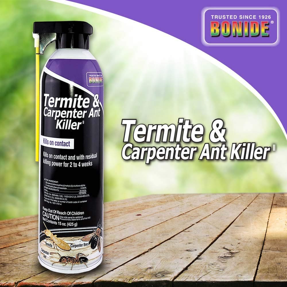 Bonide (BND370) - Termite and Carpenter Ant Killer, Aerosol Insecticide (15 oz.)