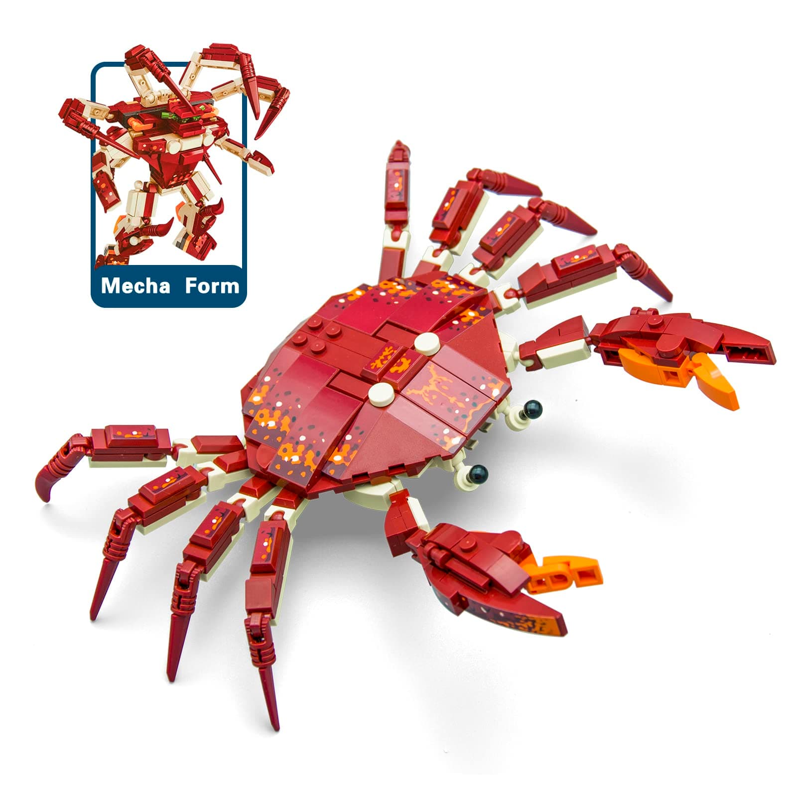 Ocean Animal Building Blocks, Deep Sea Creatures Building Toy Set for Kids Boy Girl Crab(242PCS)