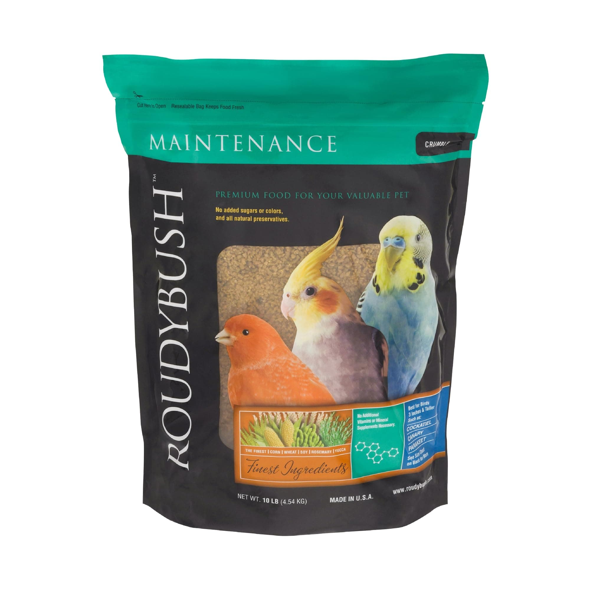 Daily Maintenance Bird Food, Crumbles, 10-Pound