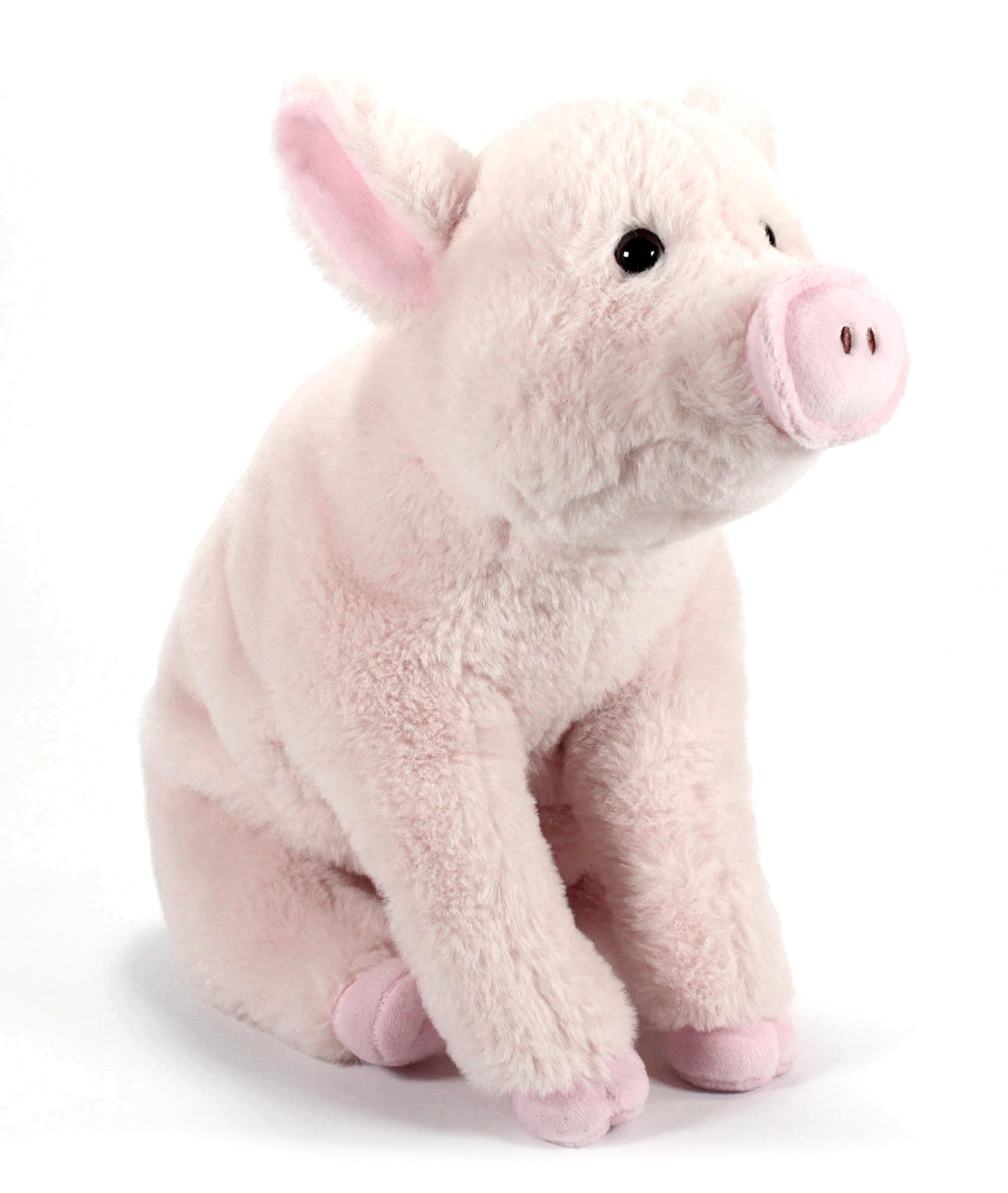 The Petting Zoo Pig Stuffed Animal Plushie, Gifts for Kids, Wild Onez Farm Animals, Pig Plush Toy 12 inches
