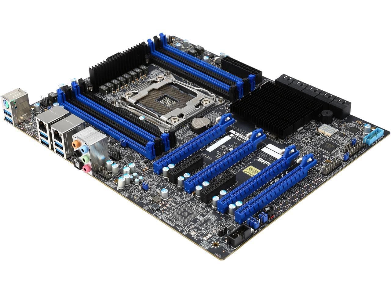 SupermicroLGA2011, Intel C612, DDR4, SATA3 & USB3.0, A & 2GbE, ATX Server Motherboard X10SRA-O
