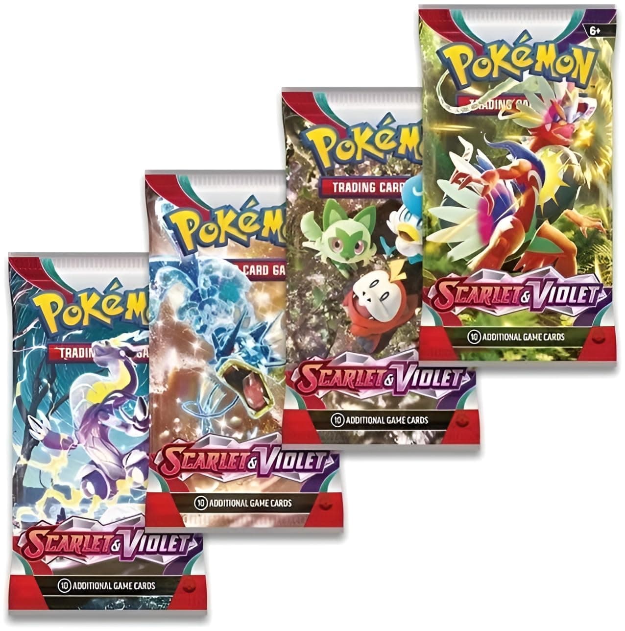 – Pokémon TCG: Scarlet And Violet - Booster Packs x4 | Titan Authenticated | Pokemon Scarlet And Violet | Pokemon Cards Scarlet And Violet | Scarlet And Violet Pokemon Cards | Pokemon Packs
